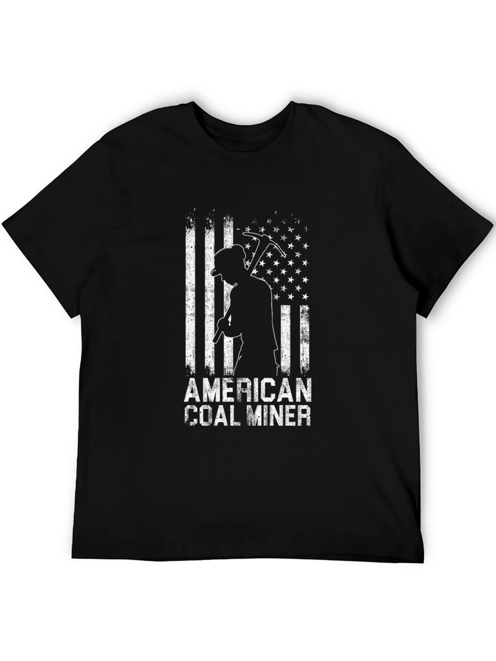 American Coal Miner Graphic T-Shirt