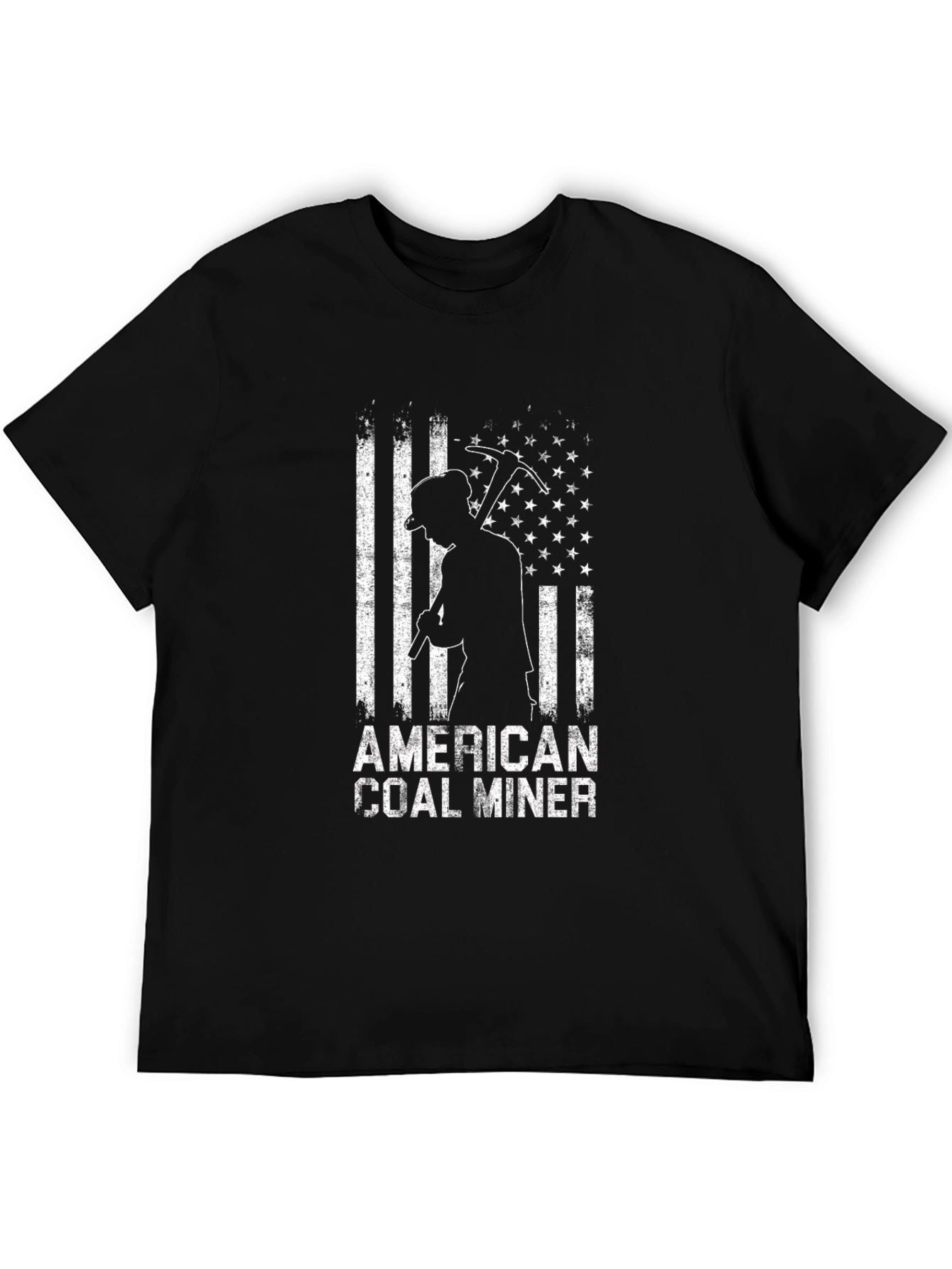 American Coal Miner Graphic T-Shirt