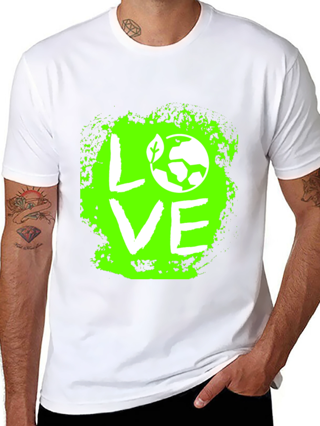 Love the Earth Graphic Tee - Eco-Friendly Design