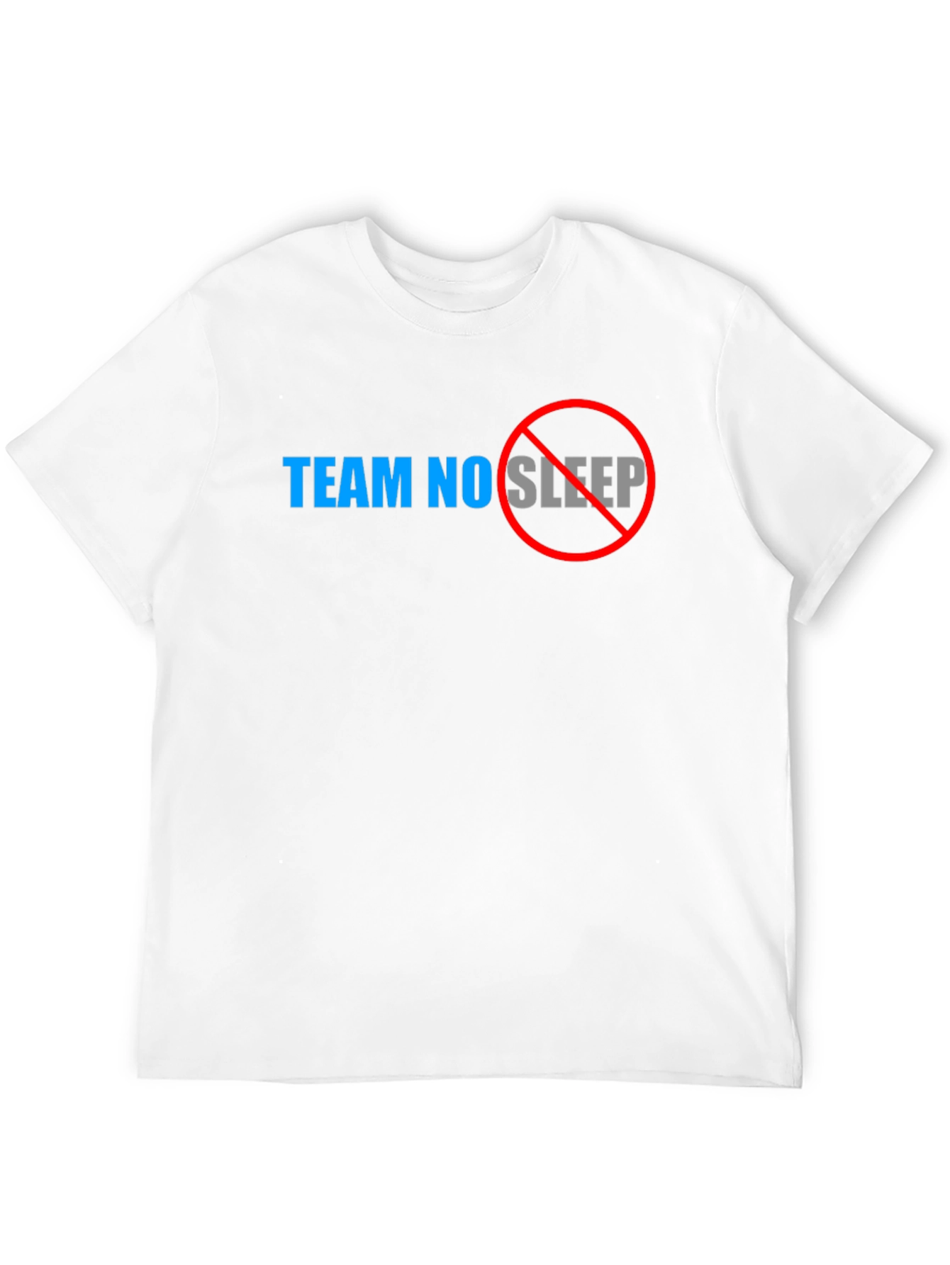 Team No Sleep Graphic Tee - Black Cotton Shirt