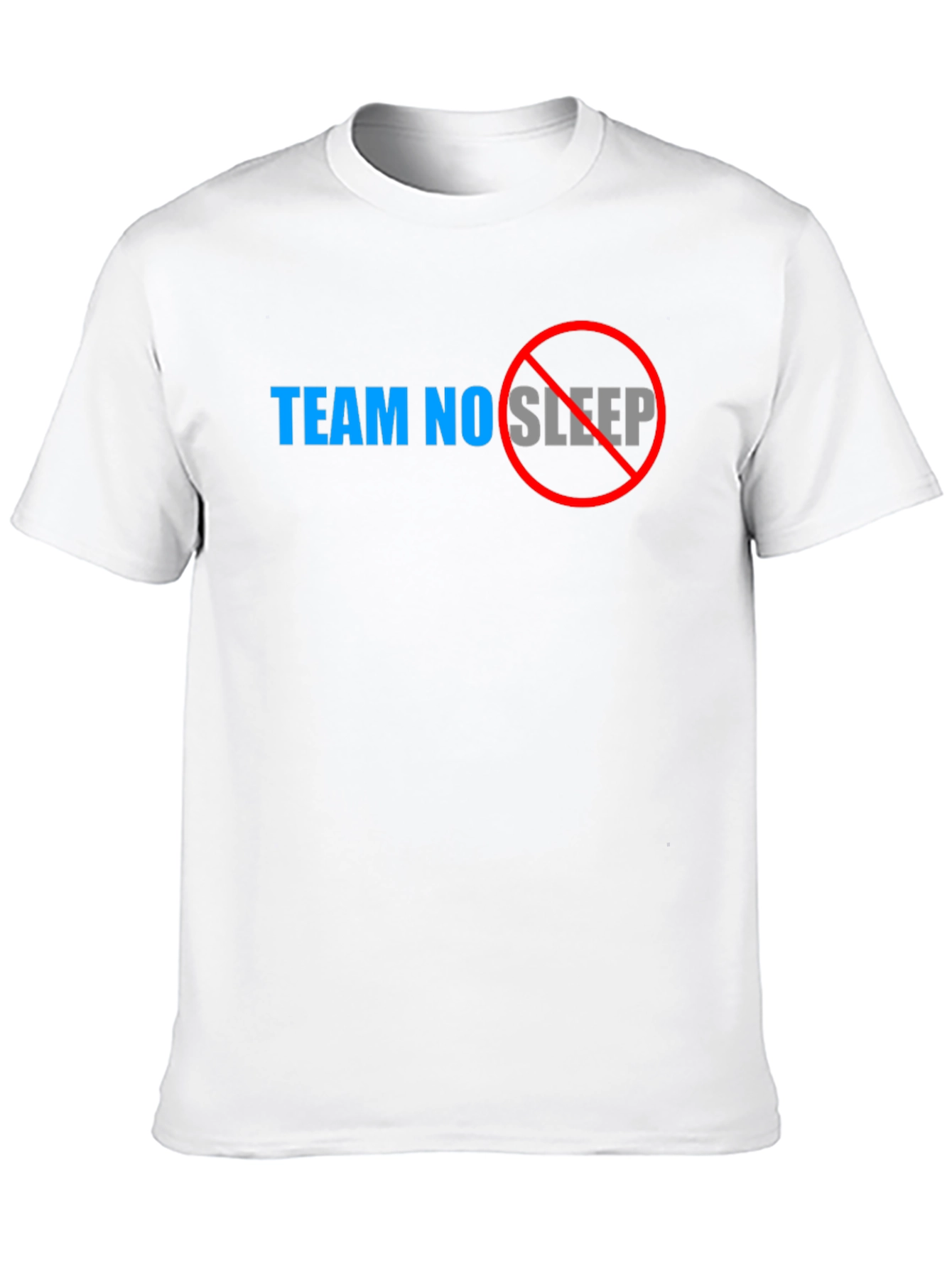 Team No Sleep Graphic Tee - Black Cotton Shirt
