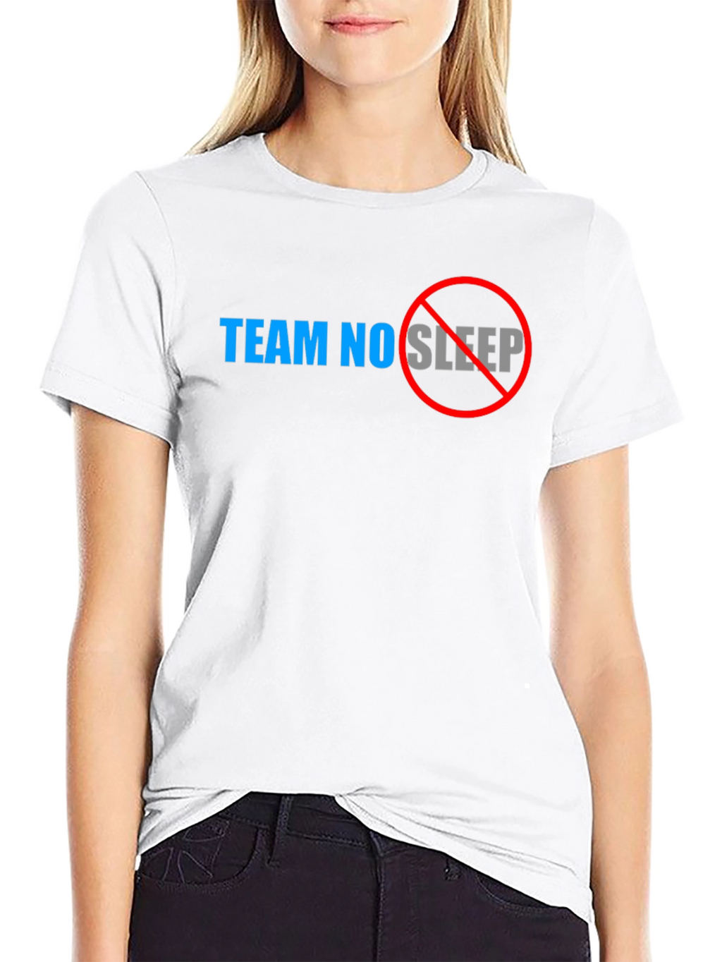 Team No Sleep Graphic Tee - Black Cotton Shirt