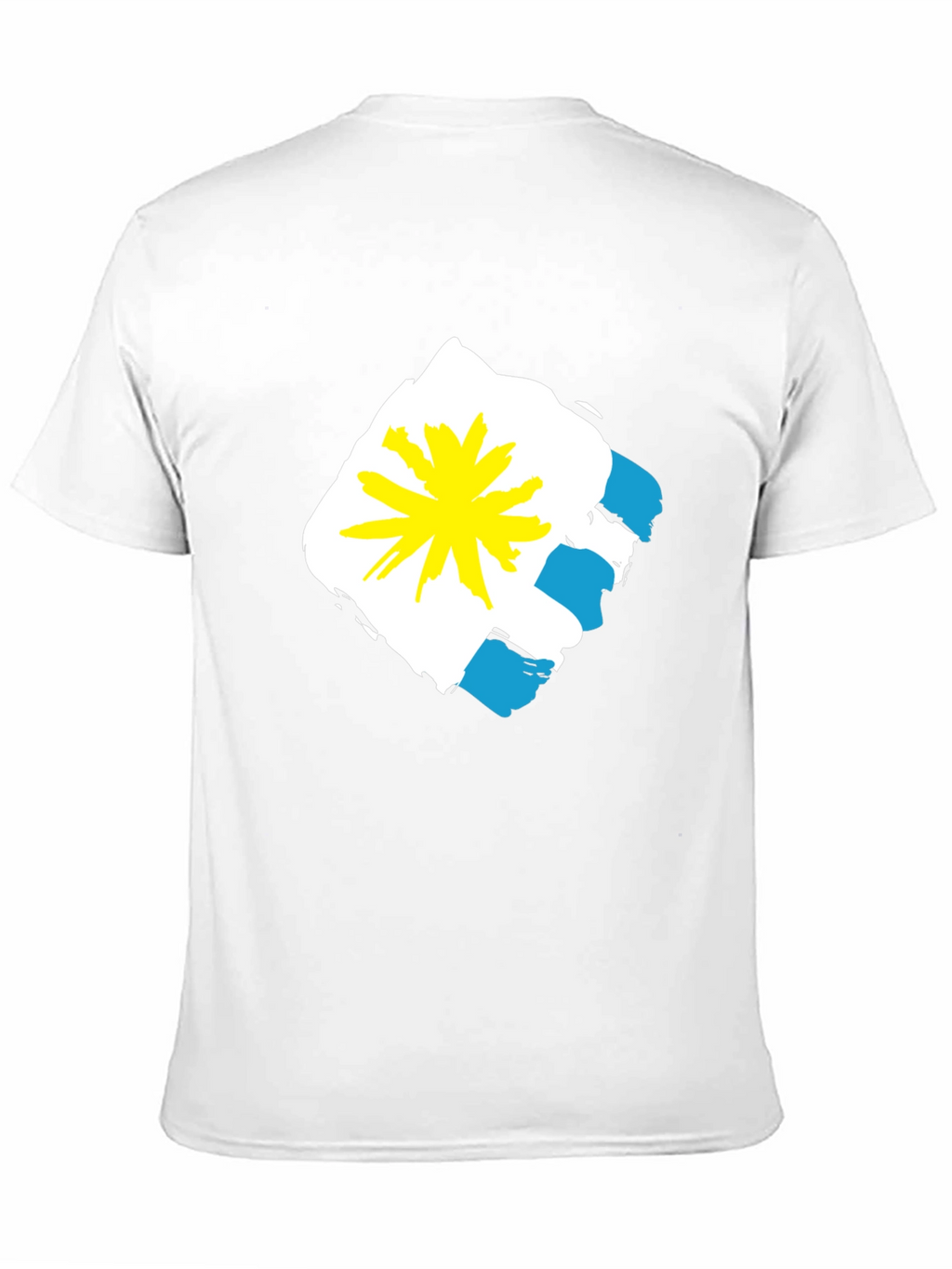 Abstract Graphic Tee - Black Casual Shirt