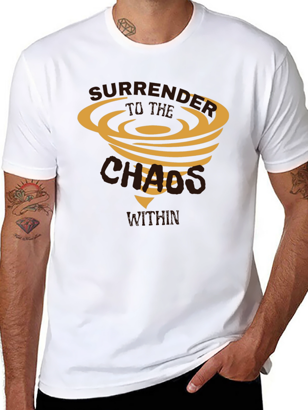 Surrender To Chaos Within Graphic Tee