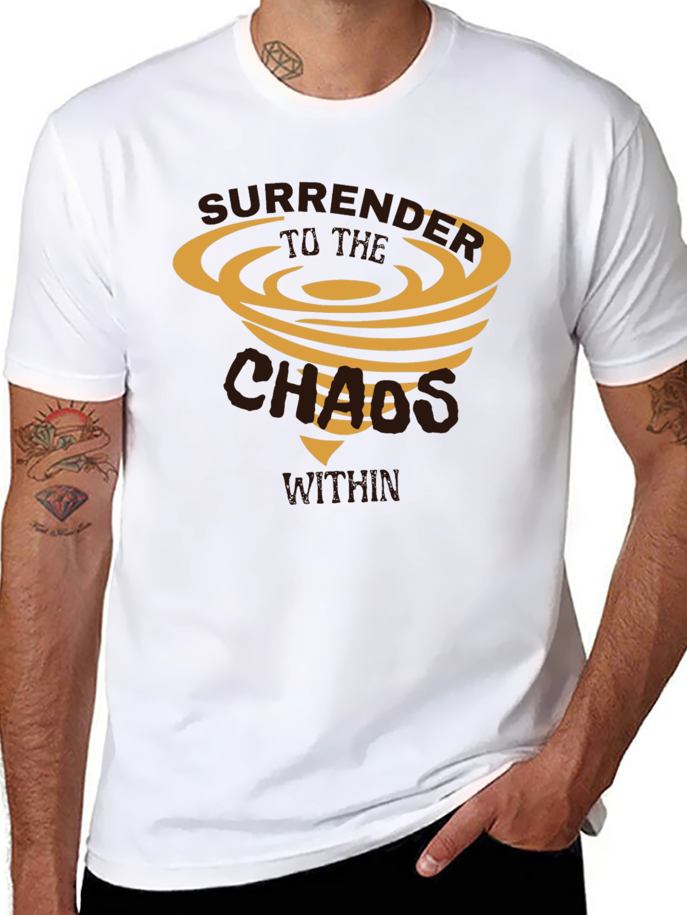 Surrender To Chaos Within Graphic Tee