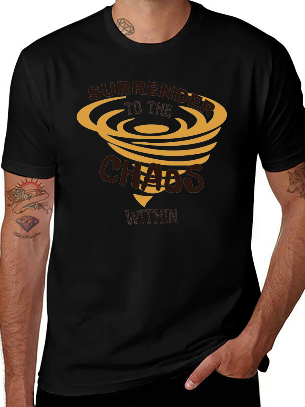 Surrender To Chaos Within Graphic Tee