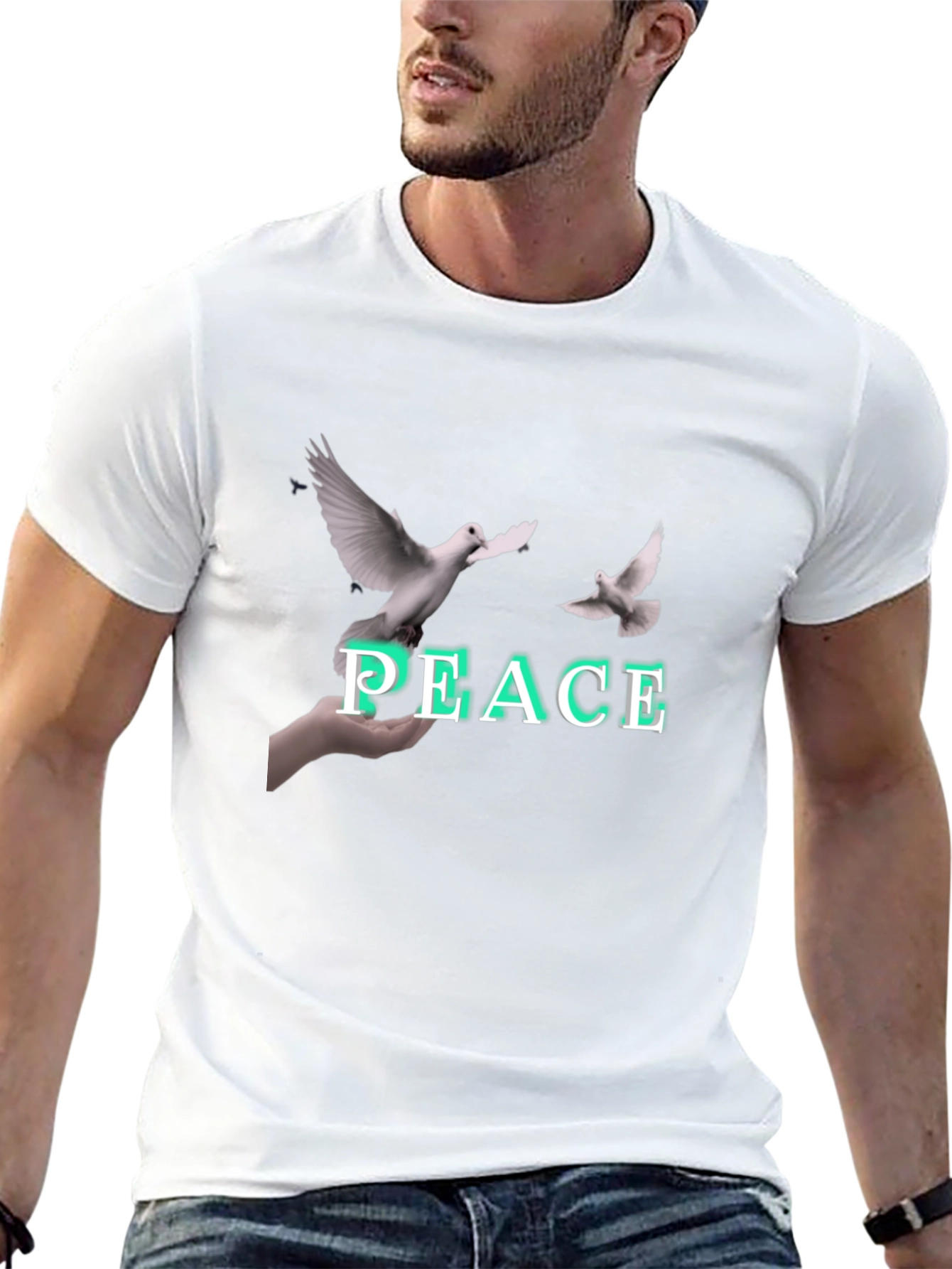 Peace Dove Graphic T-Shirt
