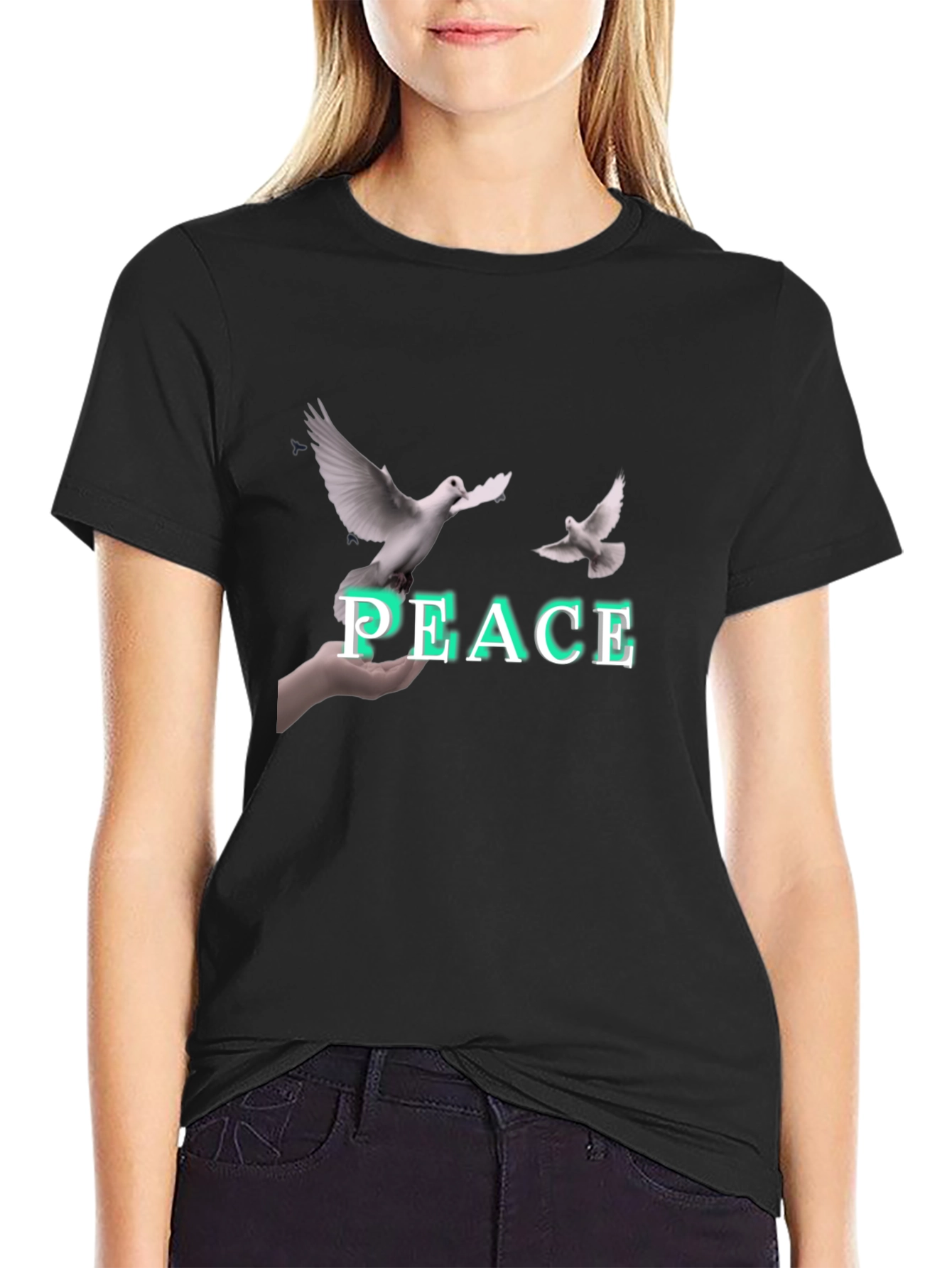 Peace Dove Graphic T-Shirt