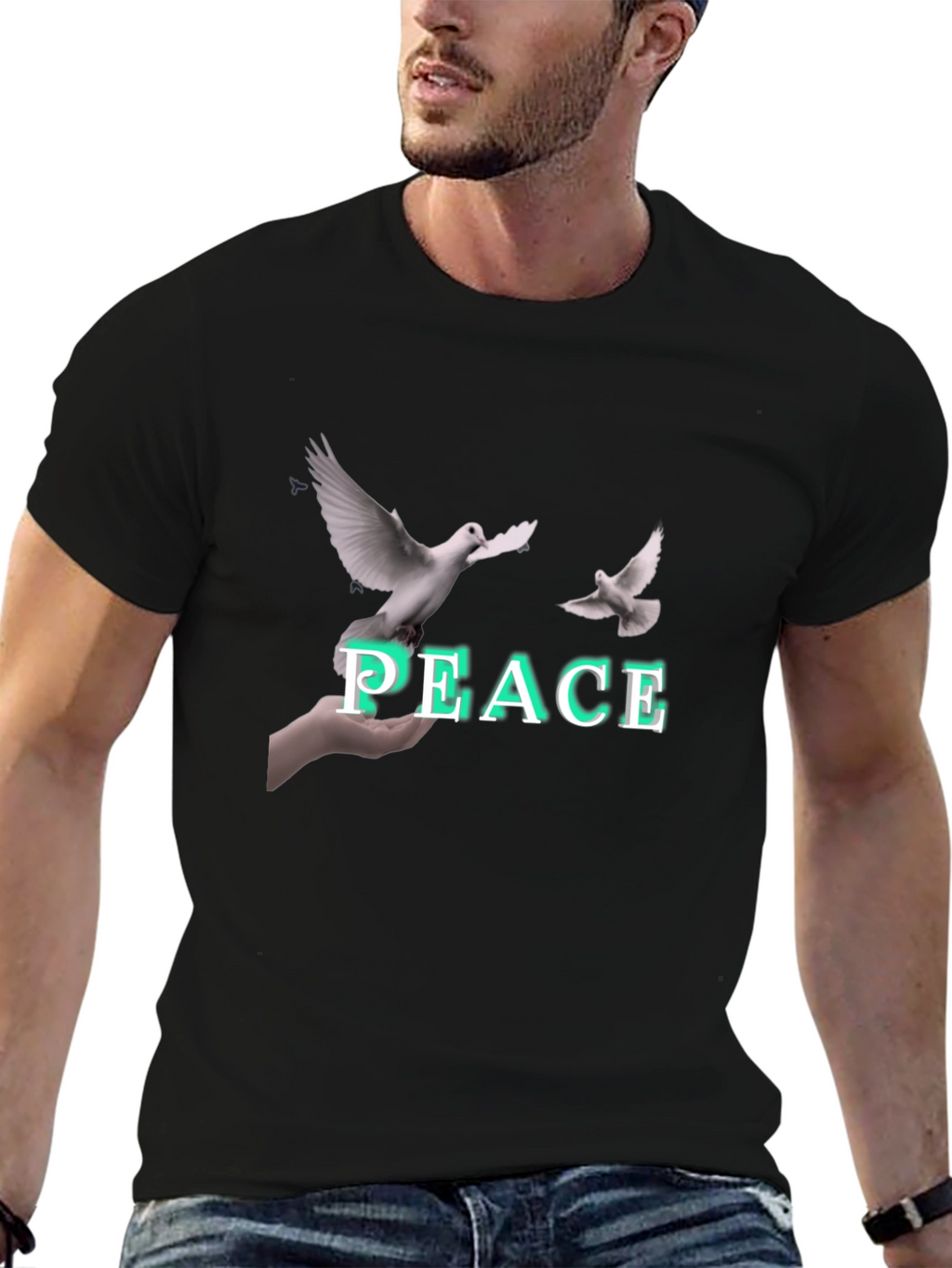 Peace Dove Graphic T-Shirt