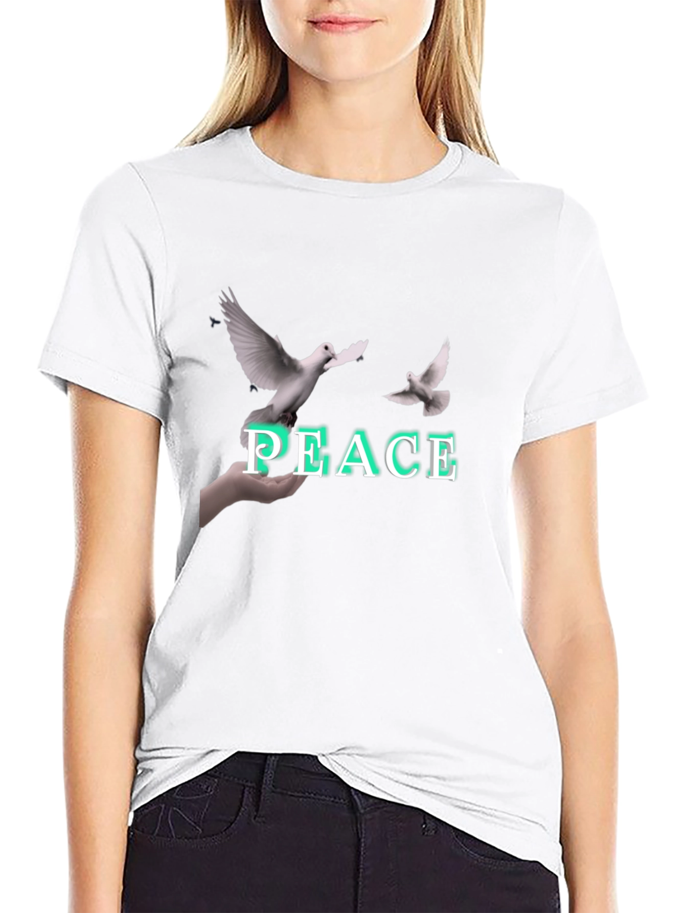 Peace Dove Graphic T-Shirt
