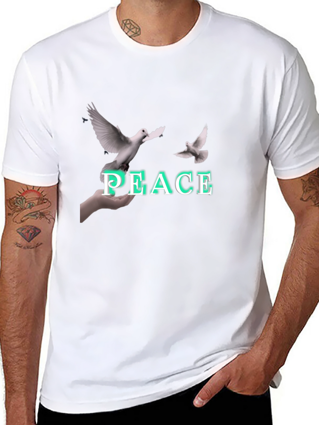 Peace Dove Graphic T-Shirt