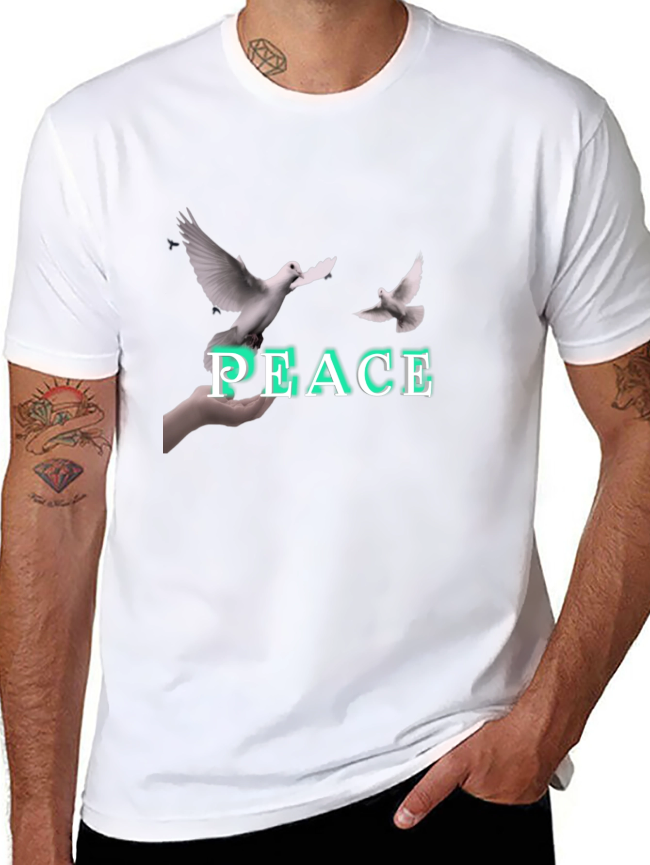 Peace Dove Graphic T-Shirt