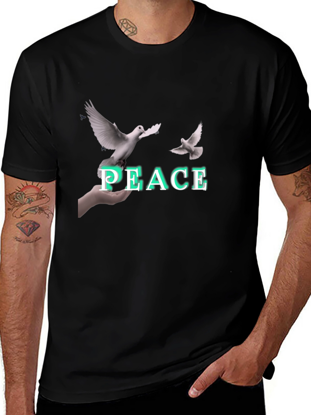 Peace Dove Graphic T-Shirt