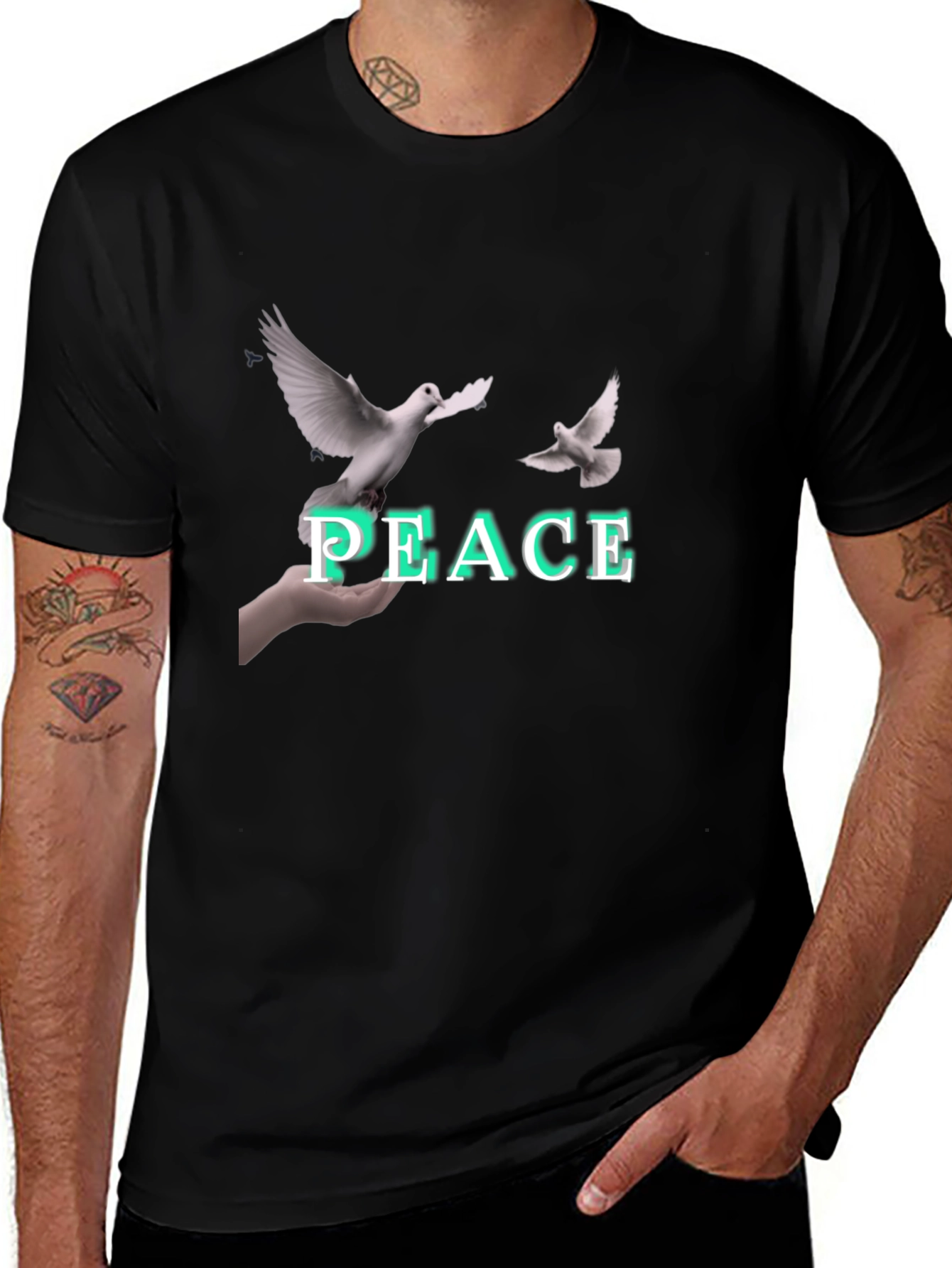 Peace Dove Graphic T-Shirt