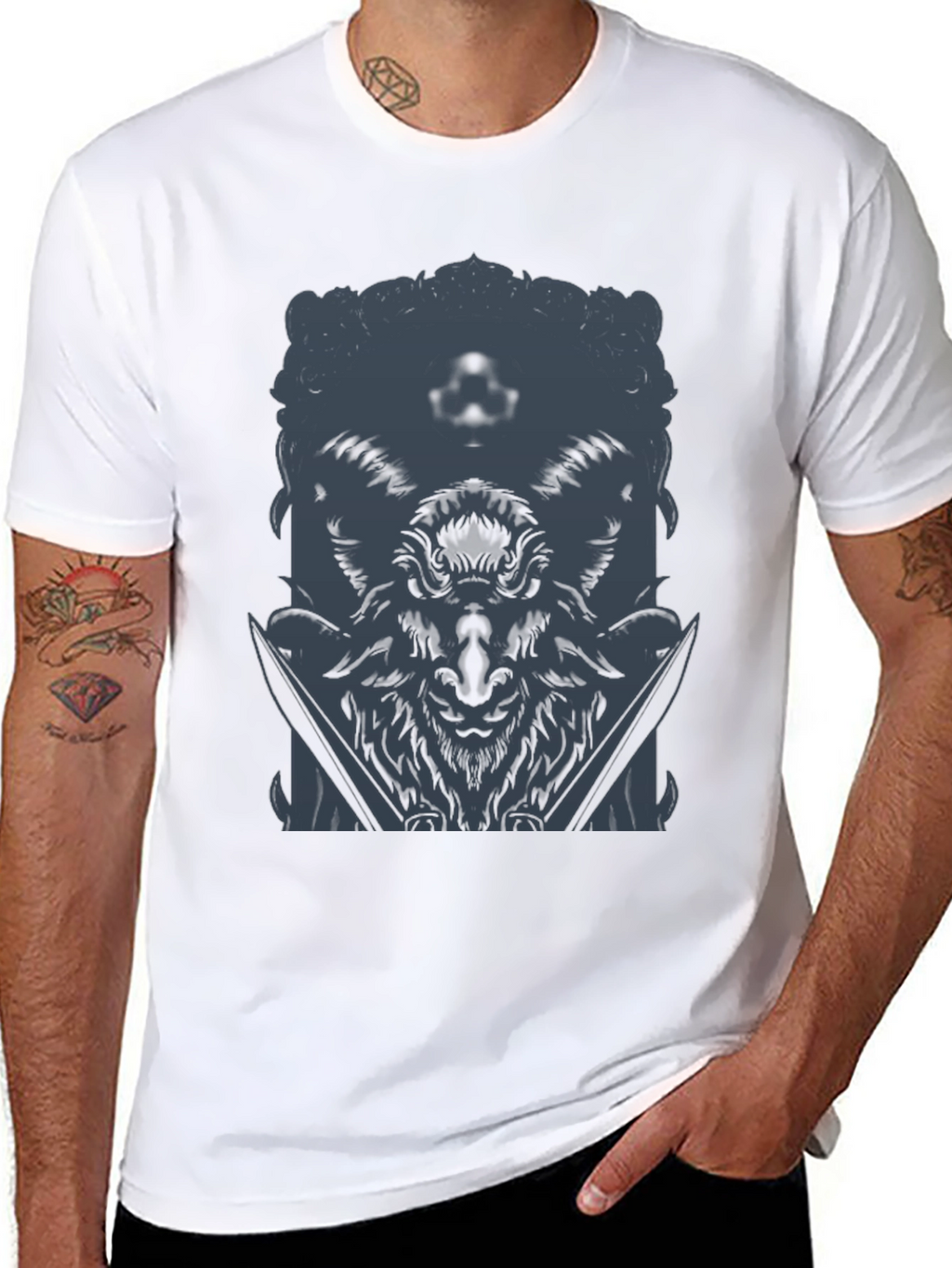 Graphic Ram T-Shirt - Bold Streetwear Tee