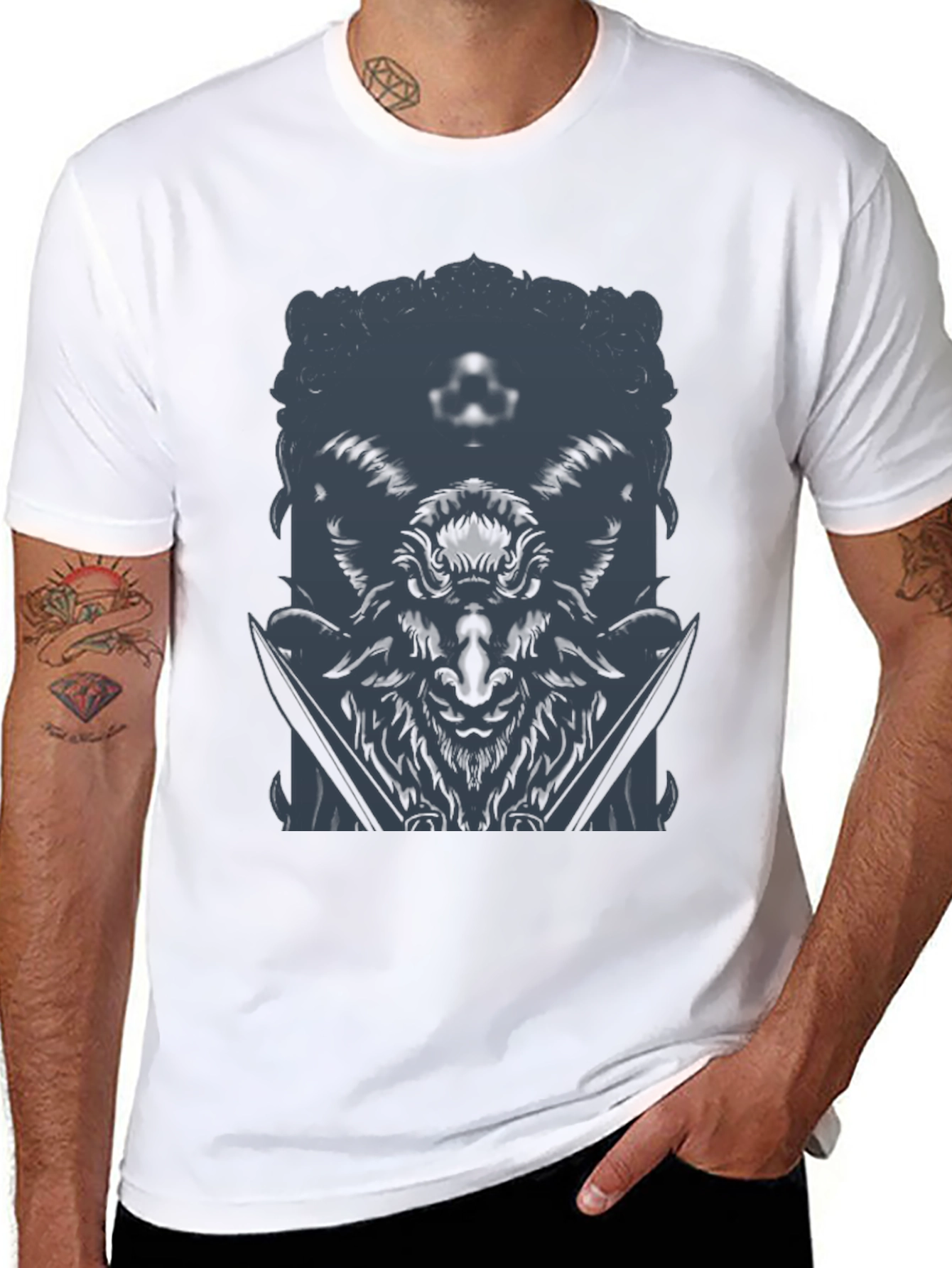Graphic Ram T-Shirt - Bold Streetwear Tee