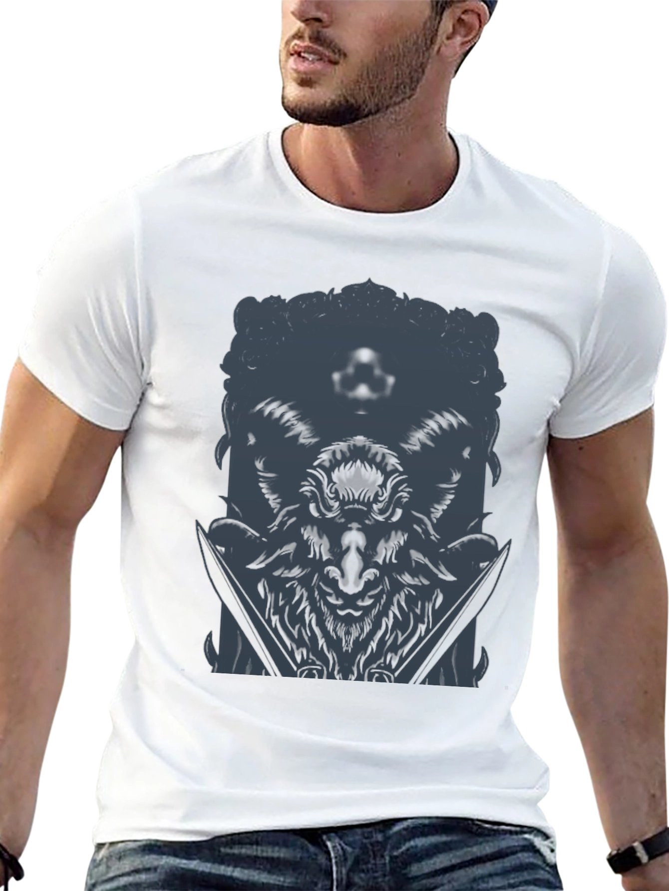 Graphic Ram T-Shirt - Bold Streetwear Tee