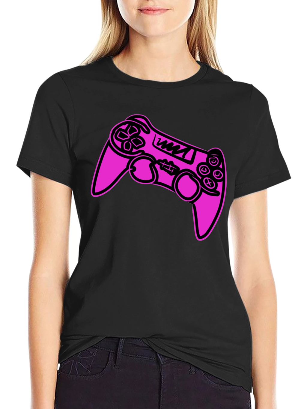 Gamer T-Shirt - Controller Design - Black