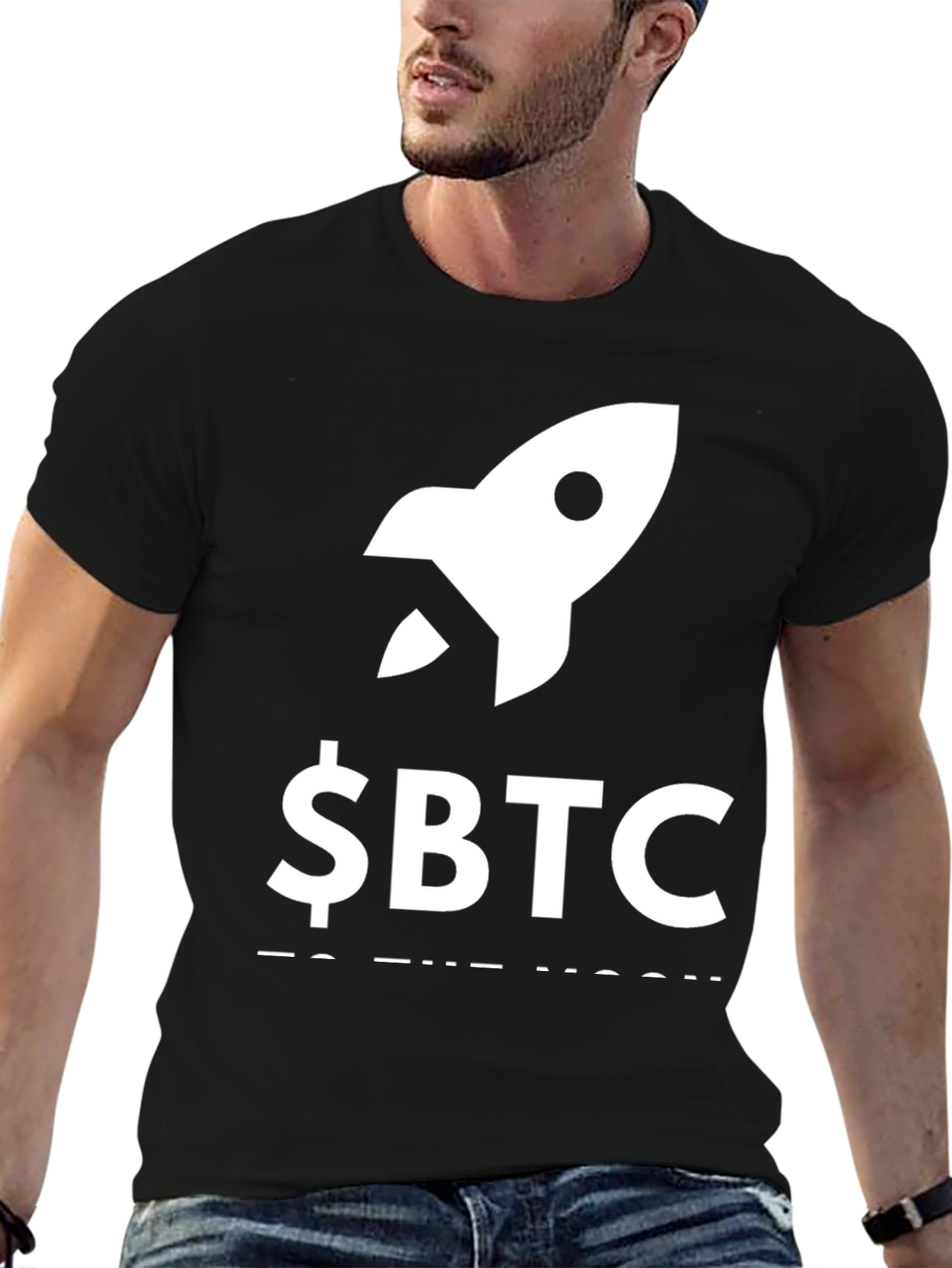 Bitcoin Rocket T-Shirt - To the Moon!