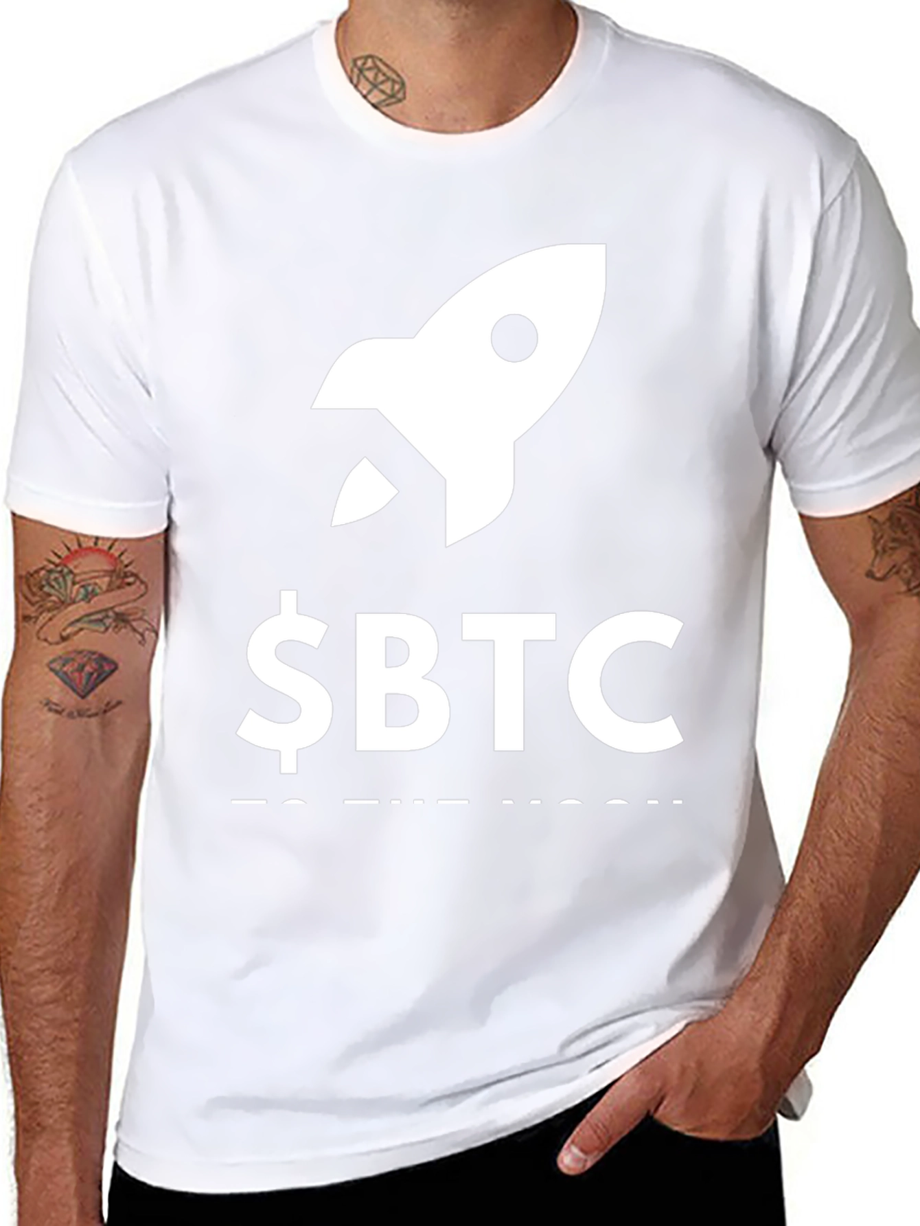 Bitcoin Rocket T-Shirt - To the Moon!