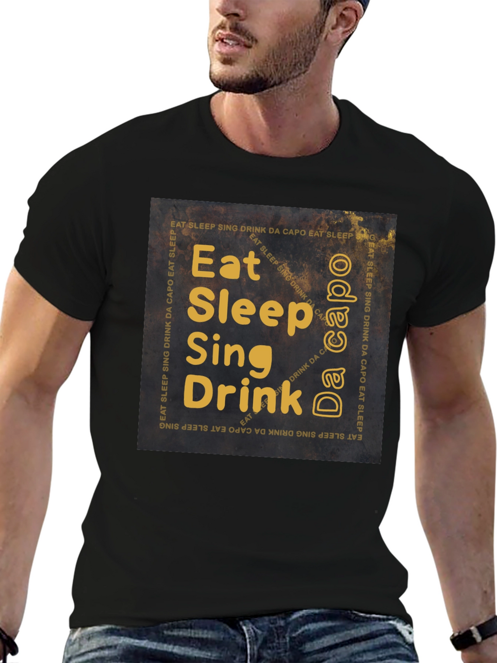 Eat Sleep Sing Drink T-Shirt - Musicians Daily Life