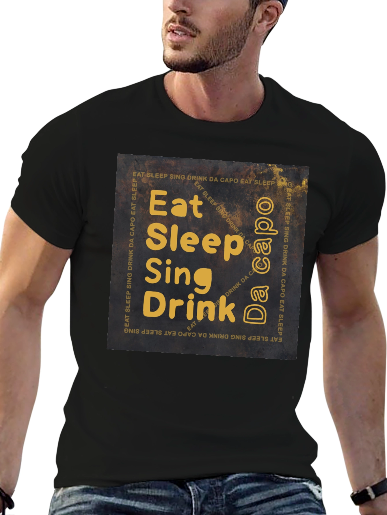Eat Sleep Sing Drink T-Shirt - Musicians Daily Life