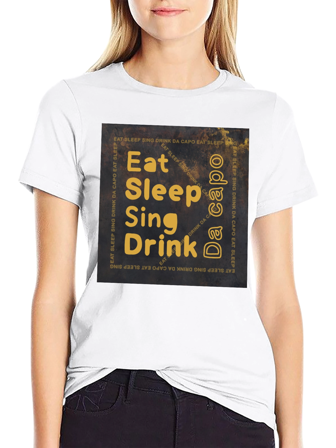 Eat Sleep Sing Drink T-Shirt - Musicians Daily Life