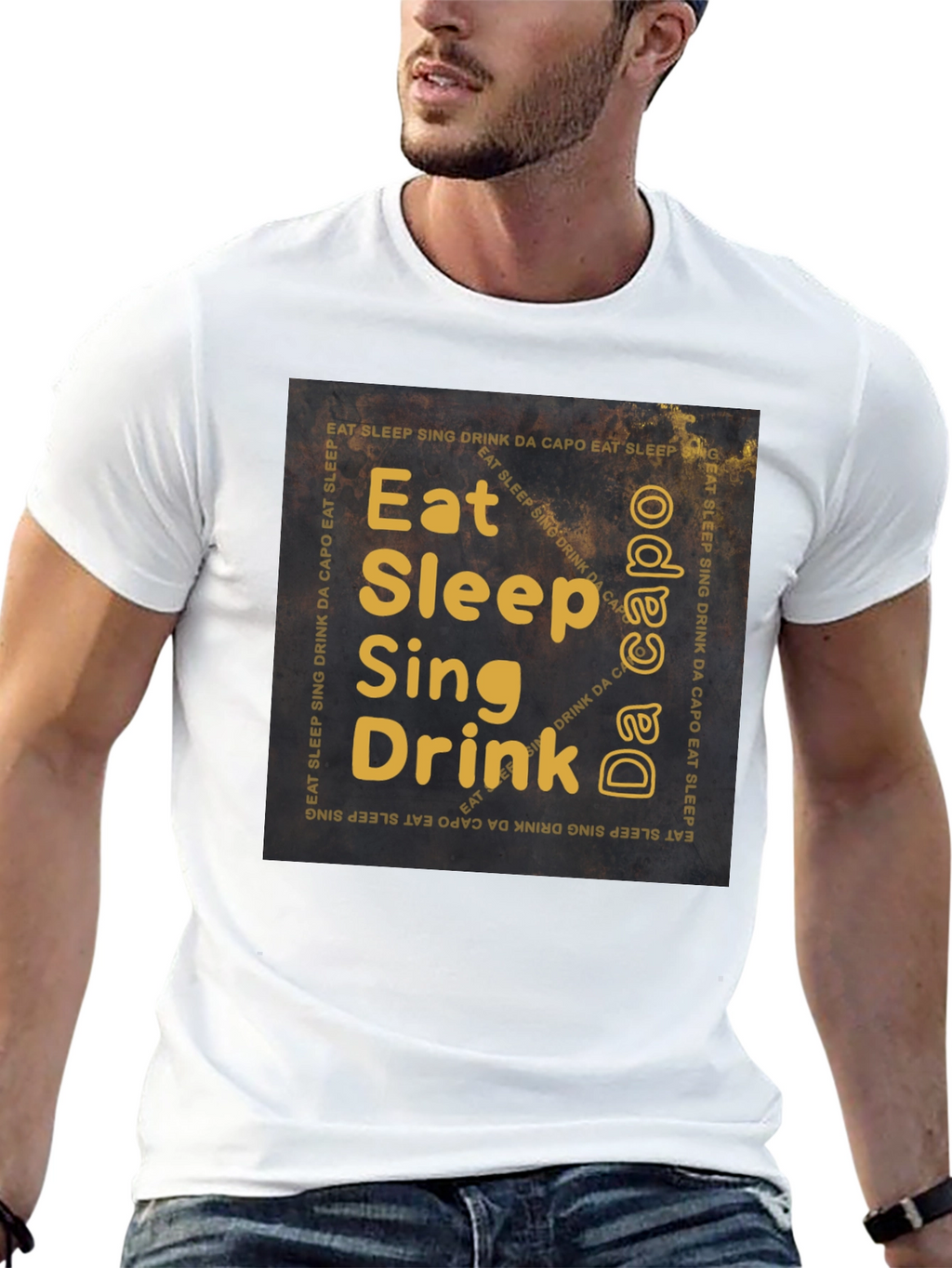 Eat Sleep Sing Drink T-Shirt - Musicians Daily Life