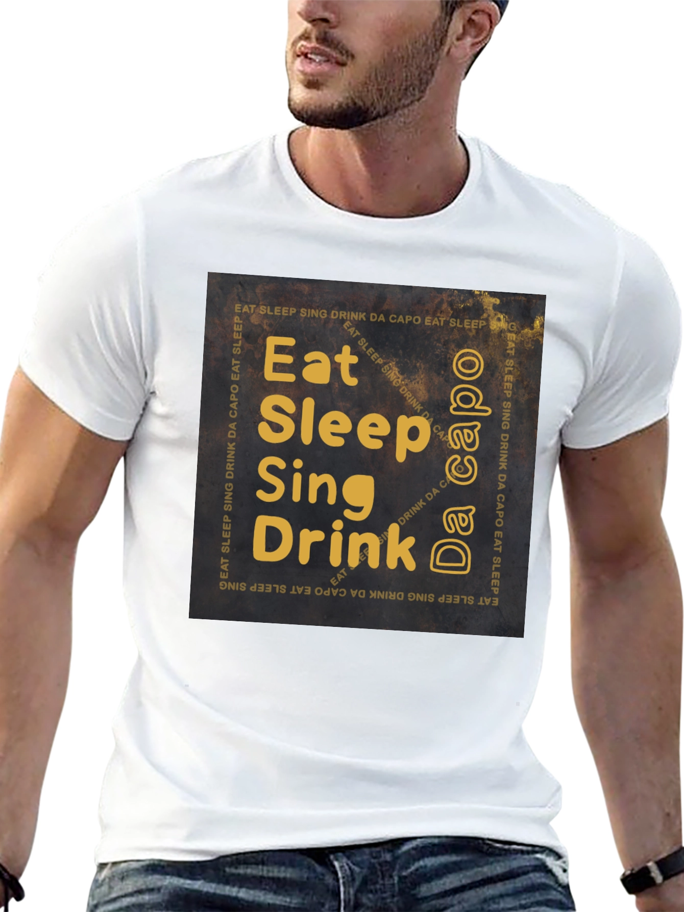 Eat Sleep Sing Drink T-Shirt - Musicians Daily Life