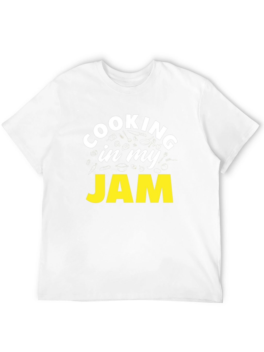 Cooking In My Jam Black Graphic Tee