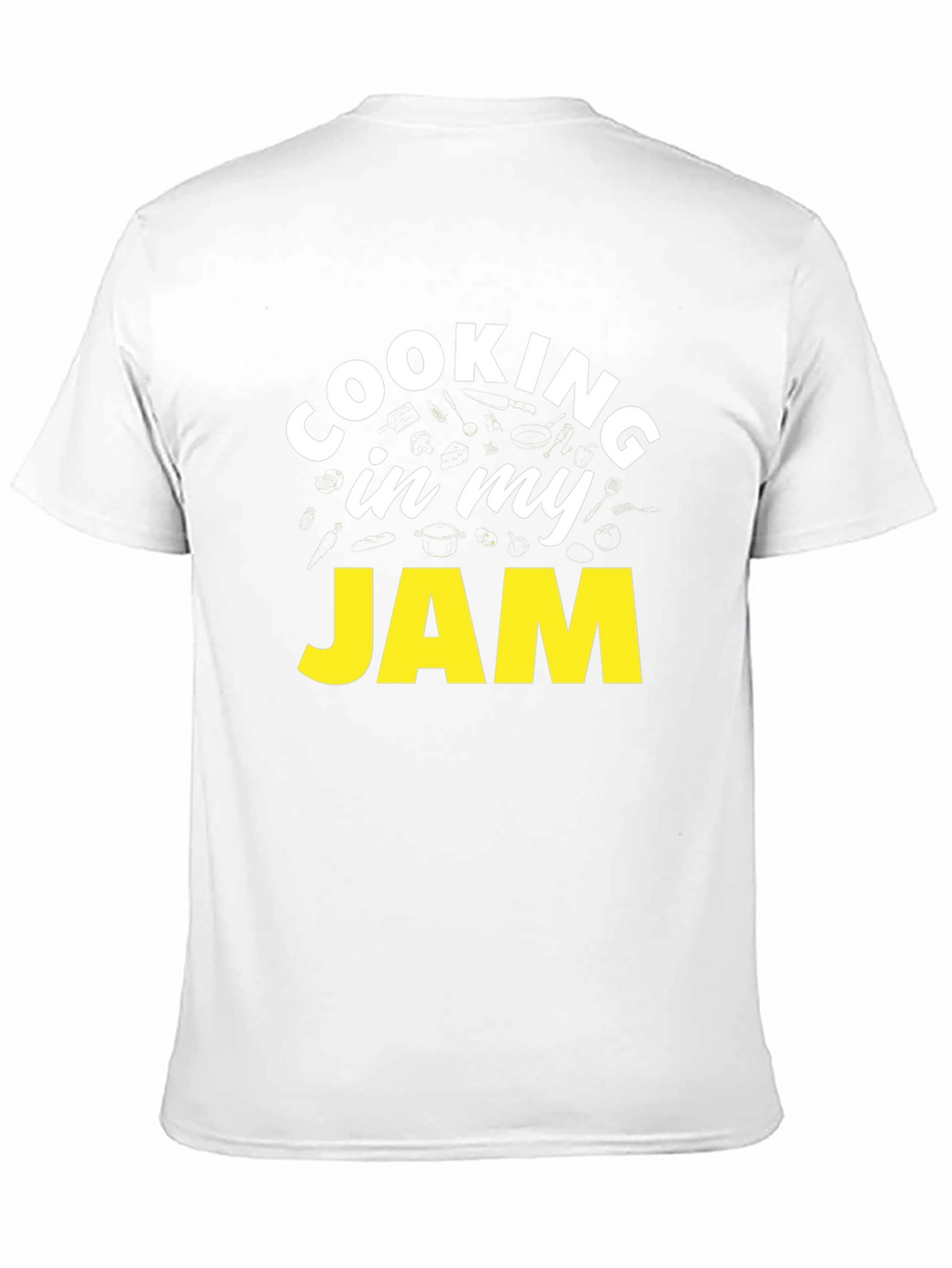 Cooking In My Jam Black Graphic Tee