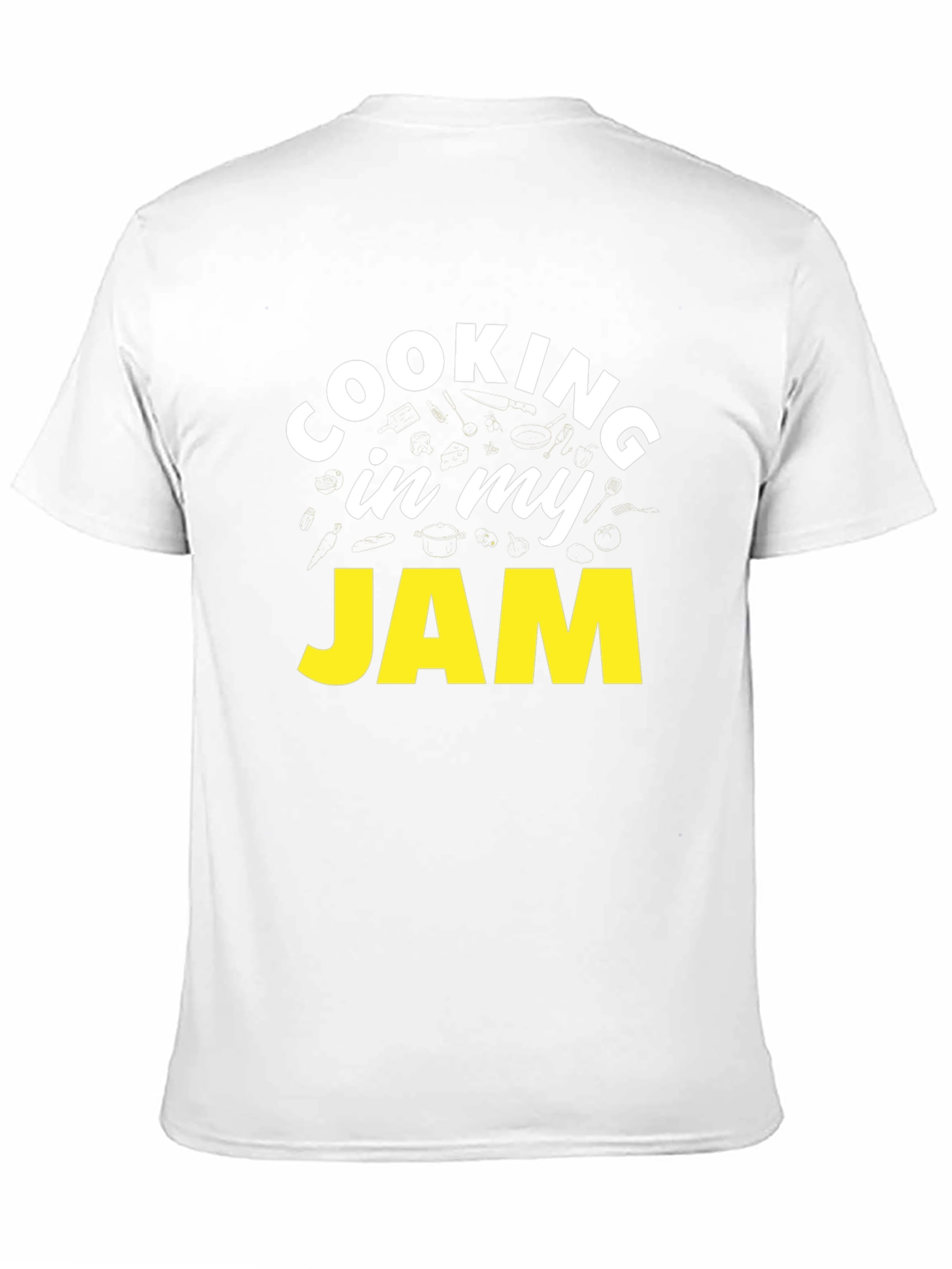 Cooking In My Jam Black Graphic Tee
