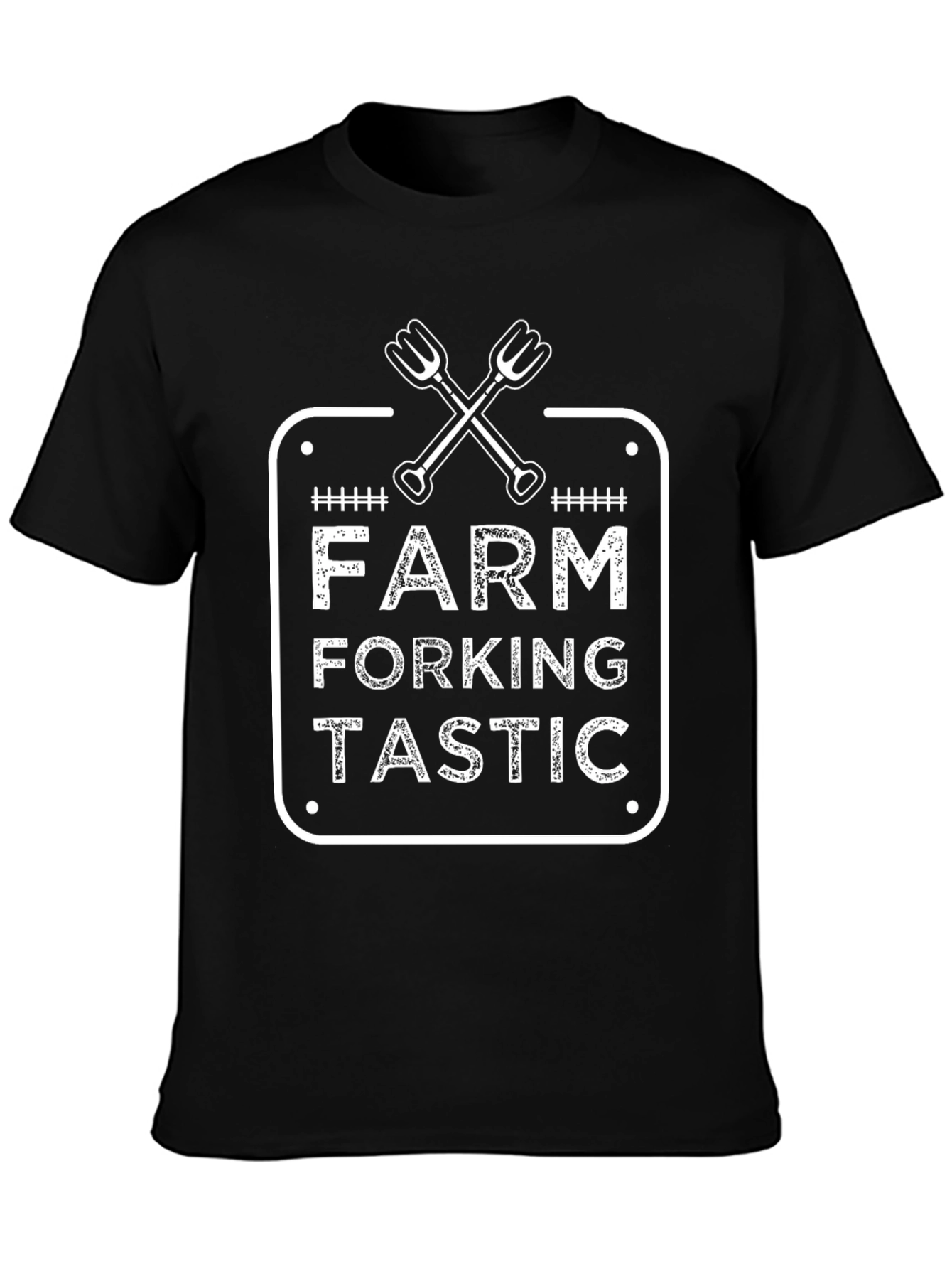 Farm Forking Tastic Graphic Tee - Black