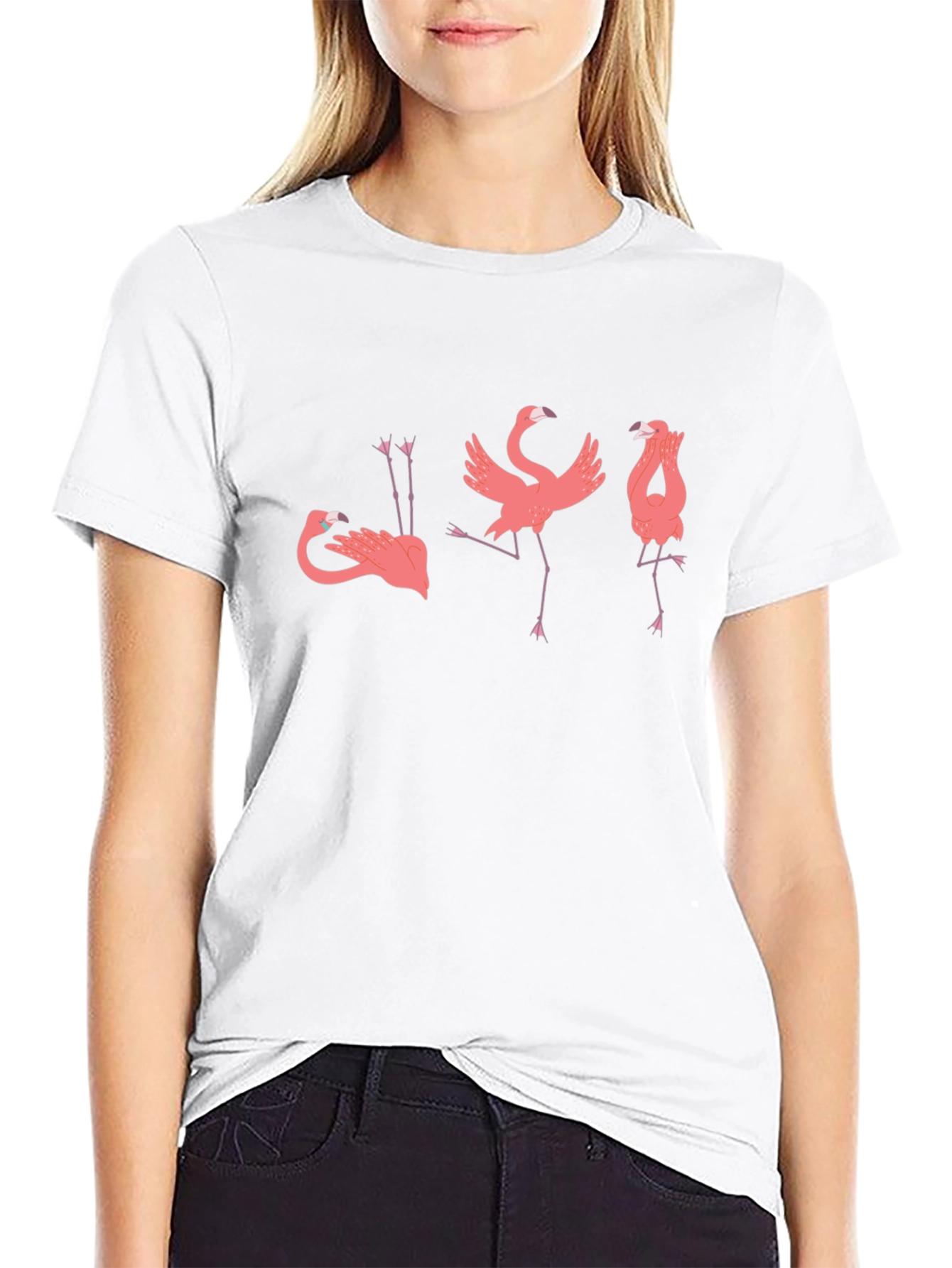 Flamingo Yoga Pose T-Shirt