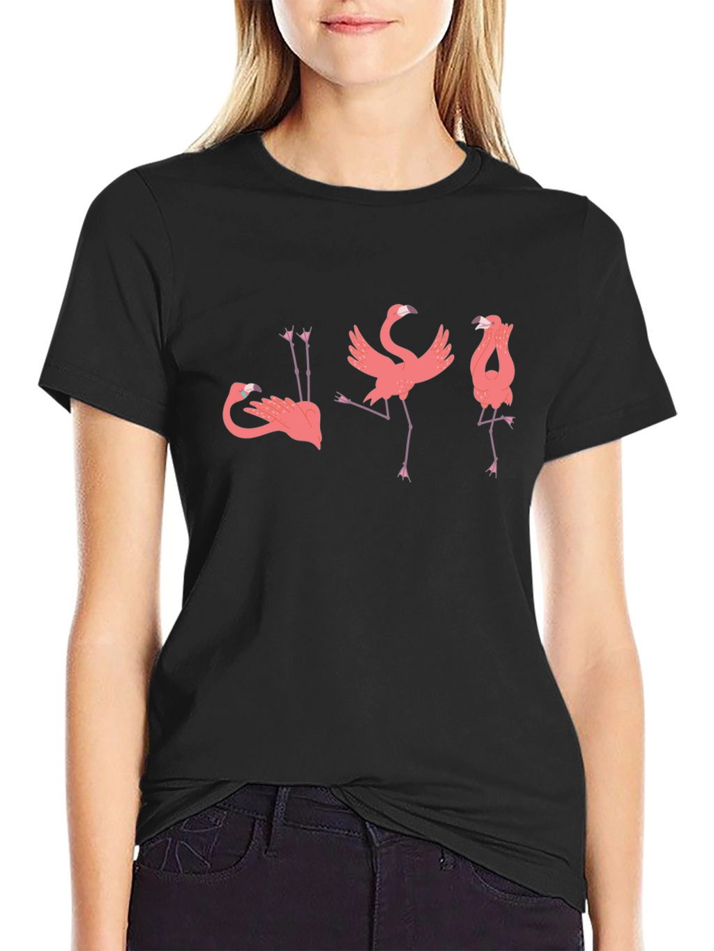 Flamingo Yoga Pose T-Shirt