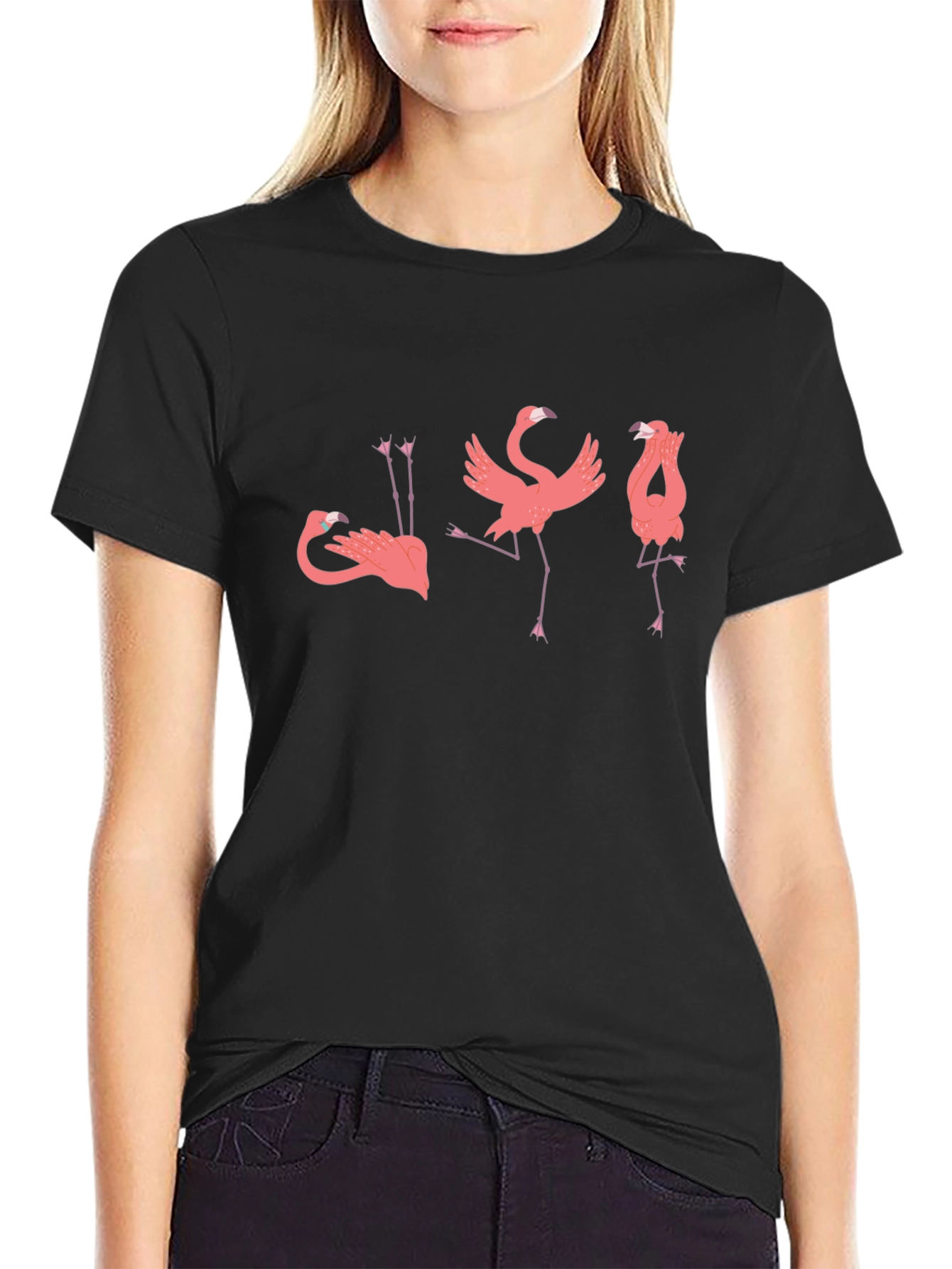 Flamingo Yoga Pose T-Shirt