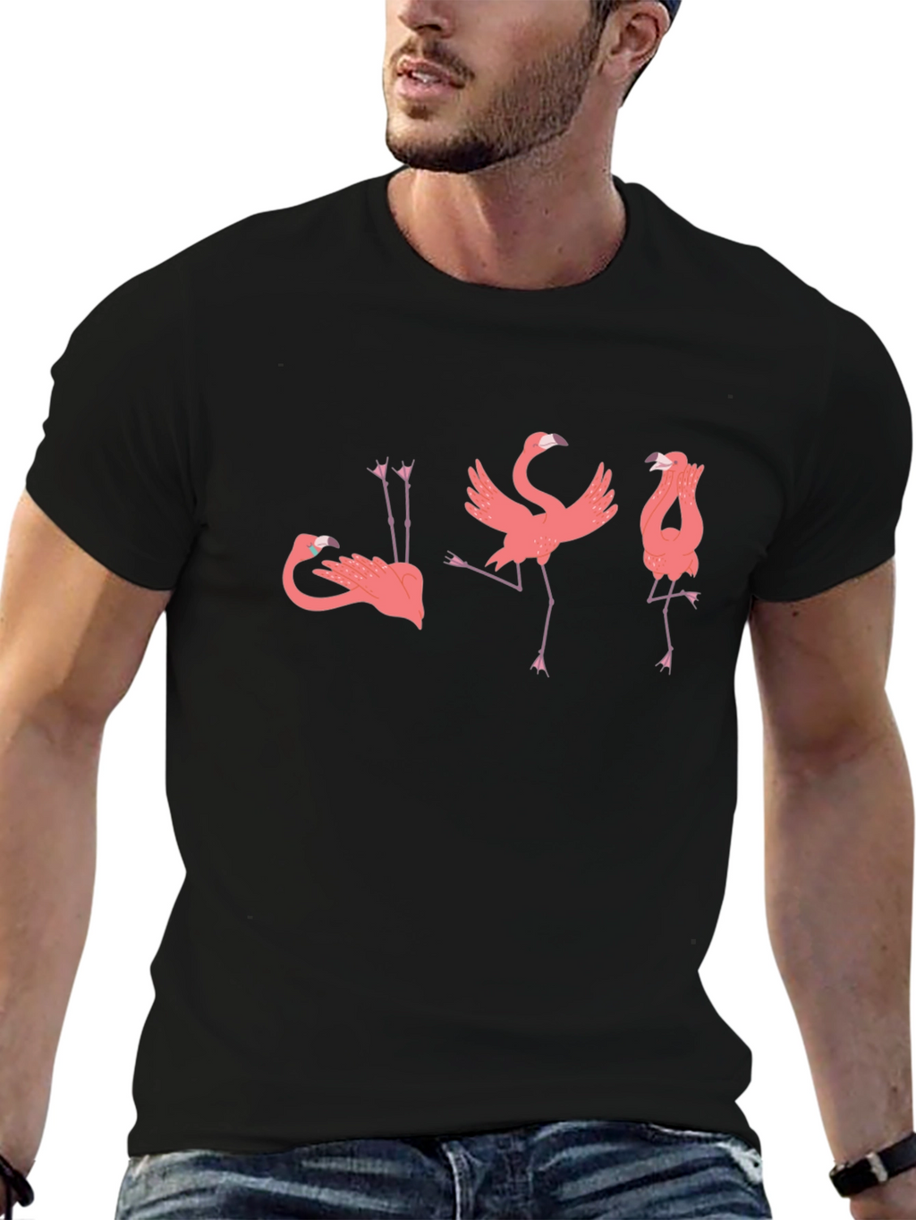 Flamingo Yoga Pose T-Shirt