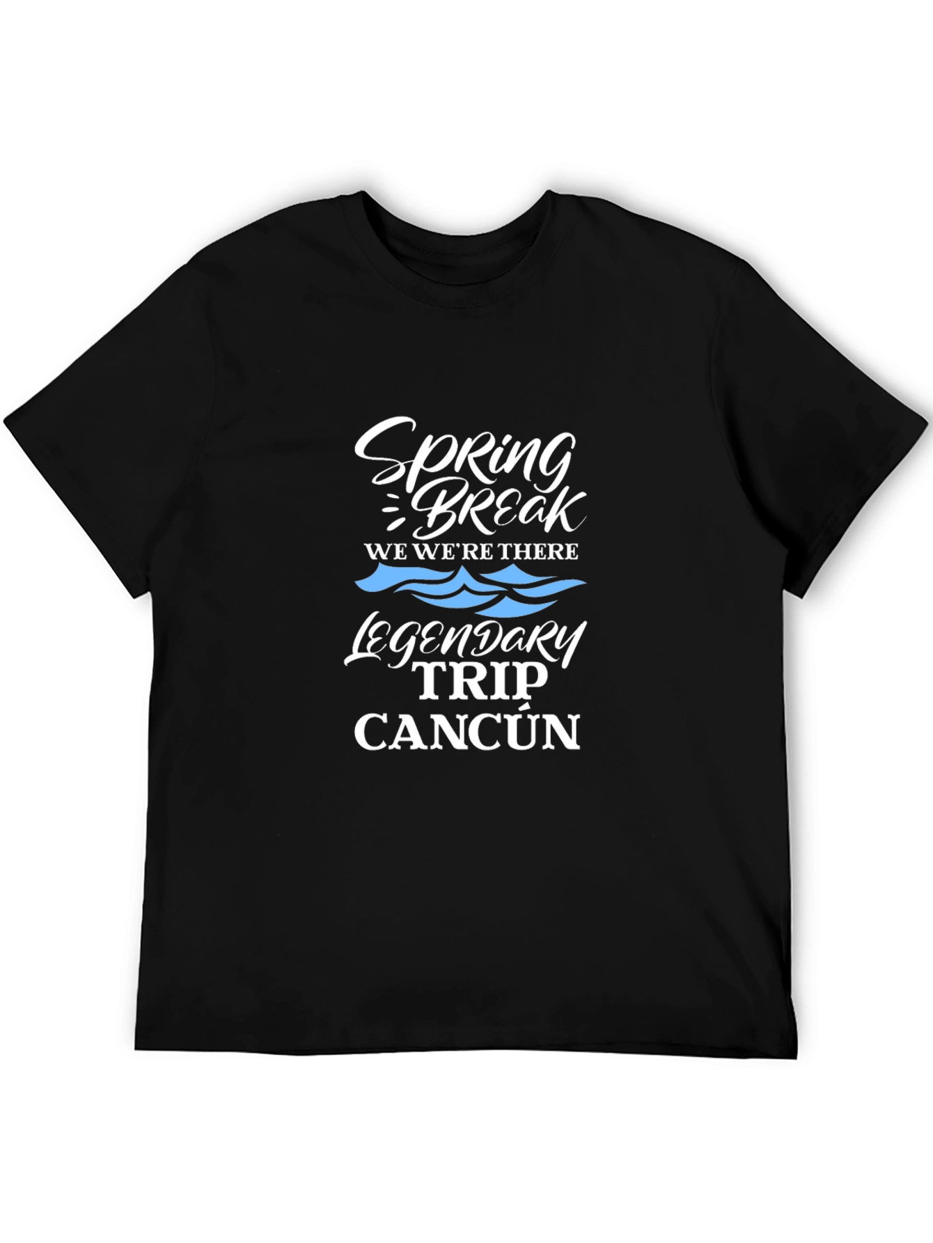 Spring Break Cancun Trip Black T-Shirt