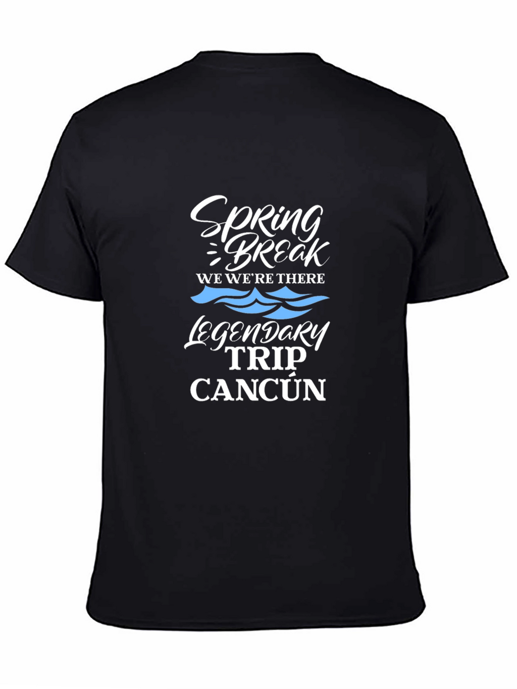 Spring Break Cancun Trip Black T-Shirt