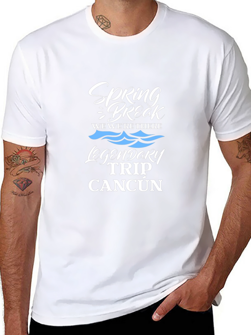Spring Break Cancun Trip Black T-Shirt
