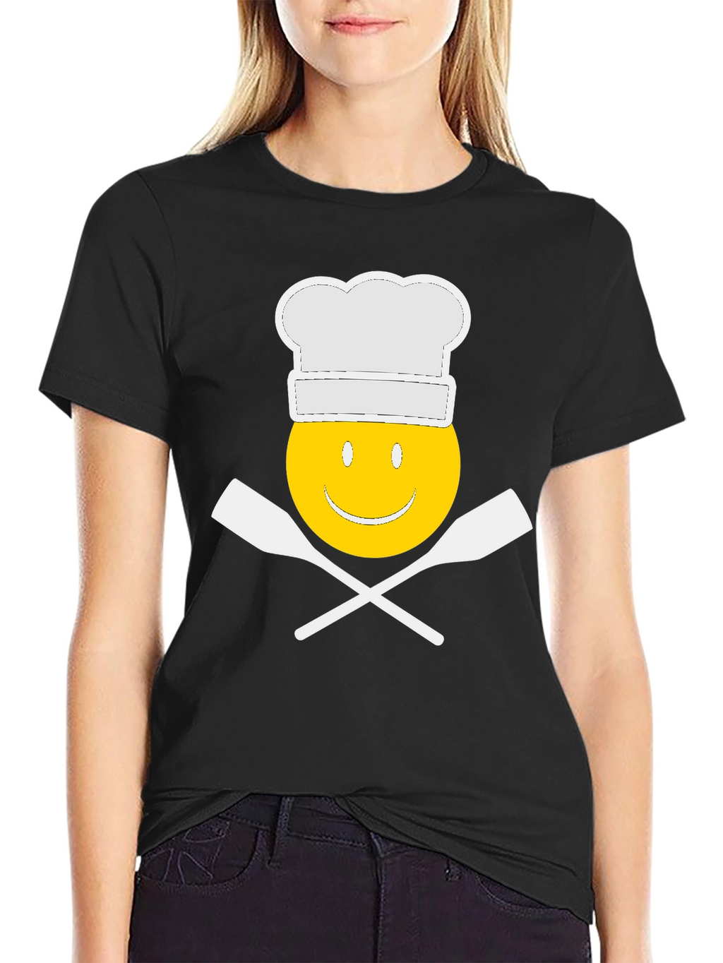 Chef Emoji Graphic T-Shirt Funny Cooking Tee