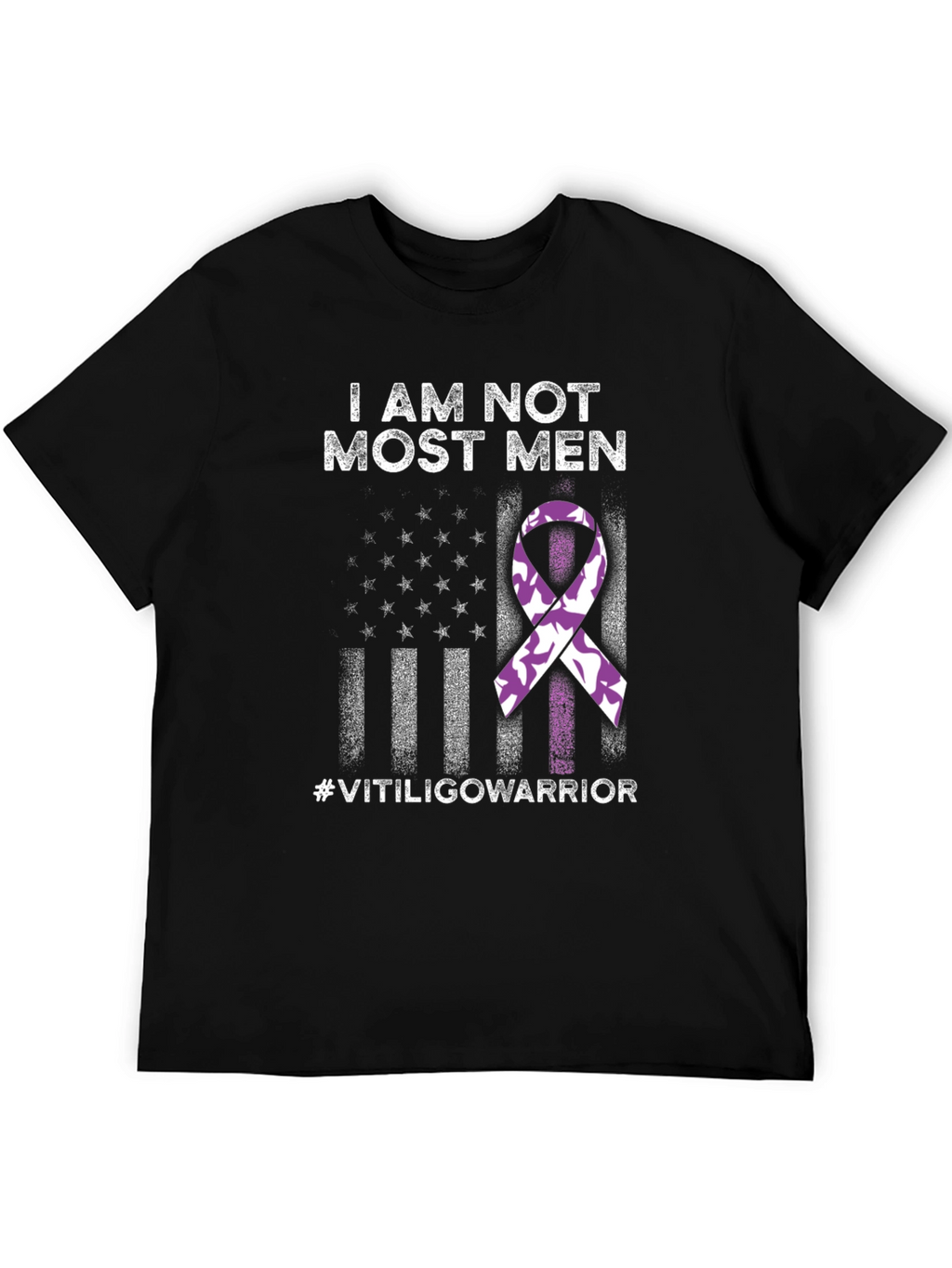 I Am Not Most Men Vitiligo Warrior T-Shirt