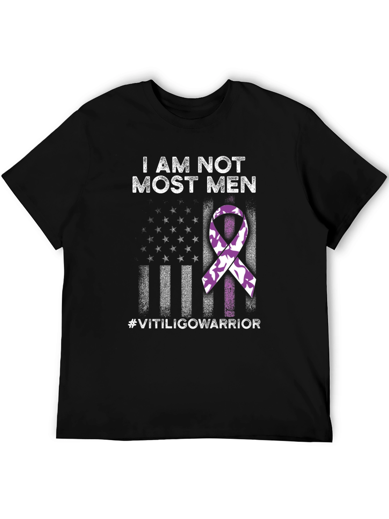 I Am Not Most Men Vitiligo Warrior T-Shirt