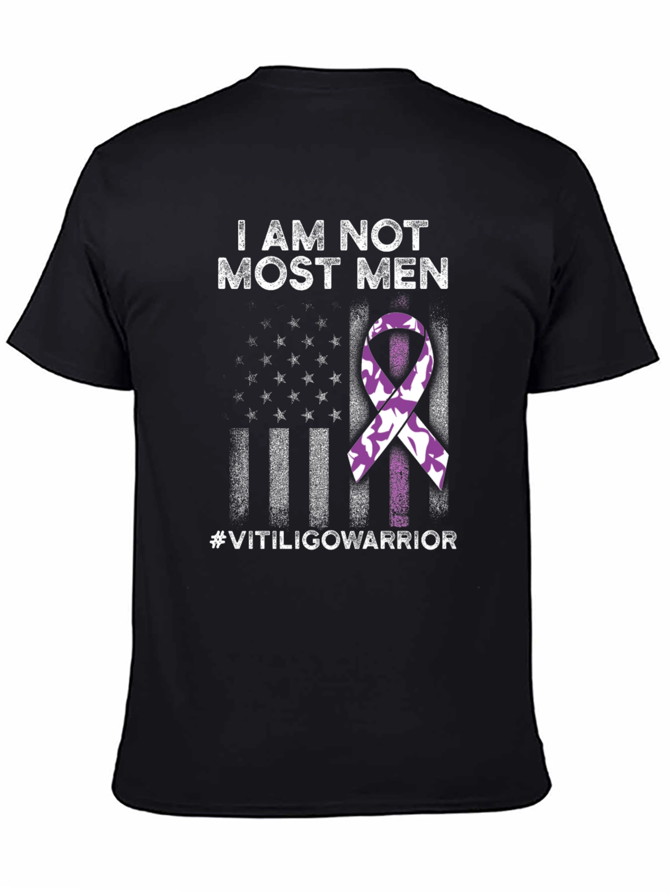 I Am Not Most Men Vitiligo Warrior T-Shirt