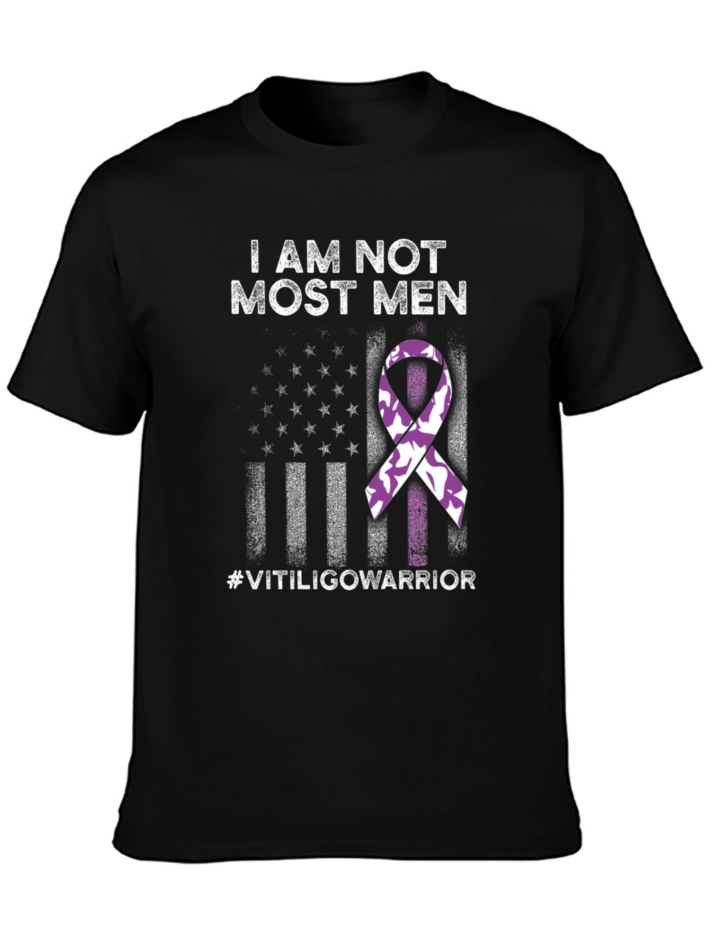 I Am Not Most Men Vitiligo Warrior T-Shirt