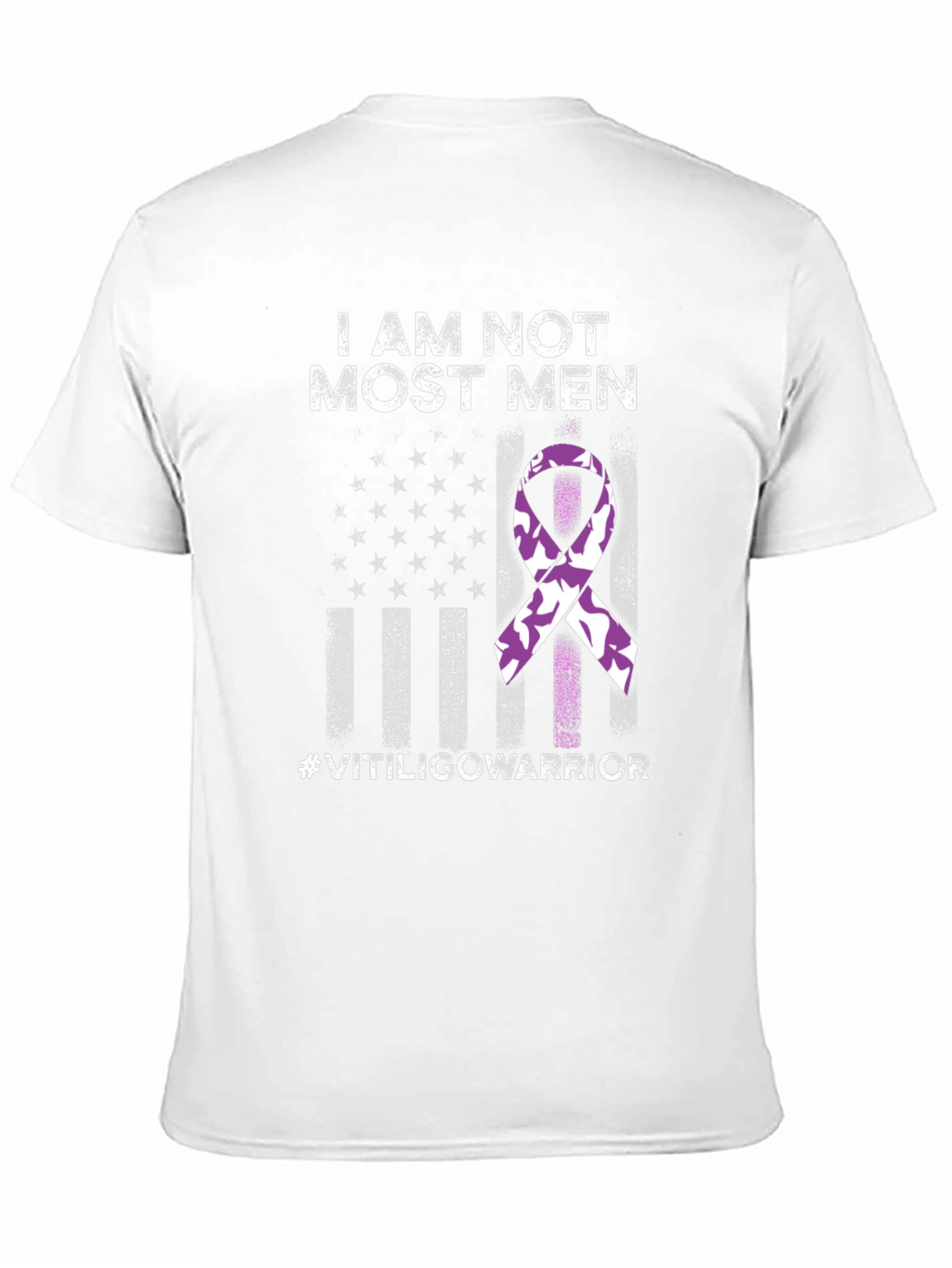 I Am Not Most Men Vitiligo Warrior T-Shirt