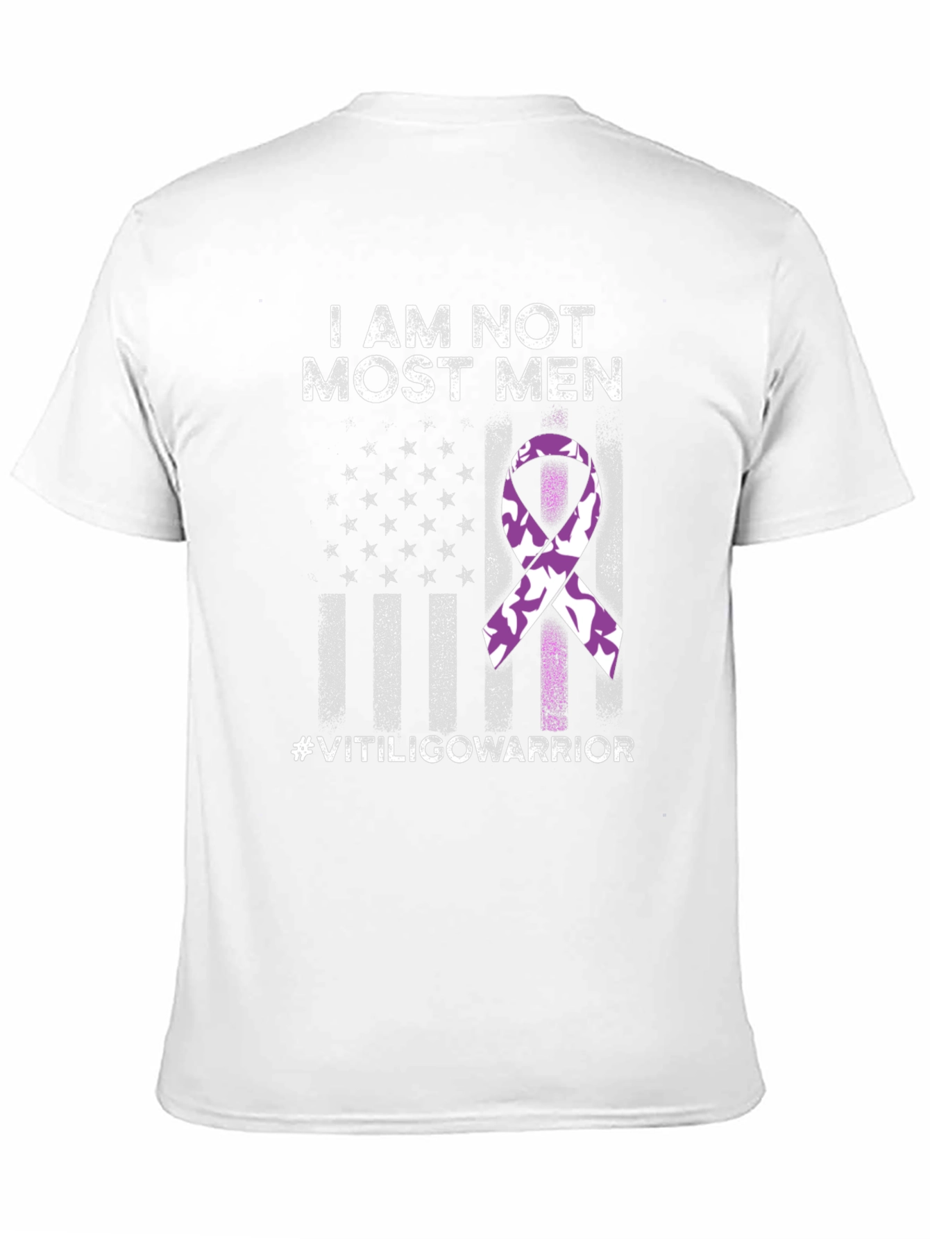 I Am Not Most Men Vitiligo Warrior T-Shirt