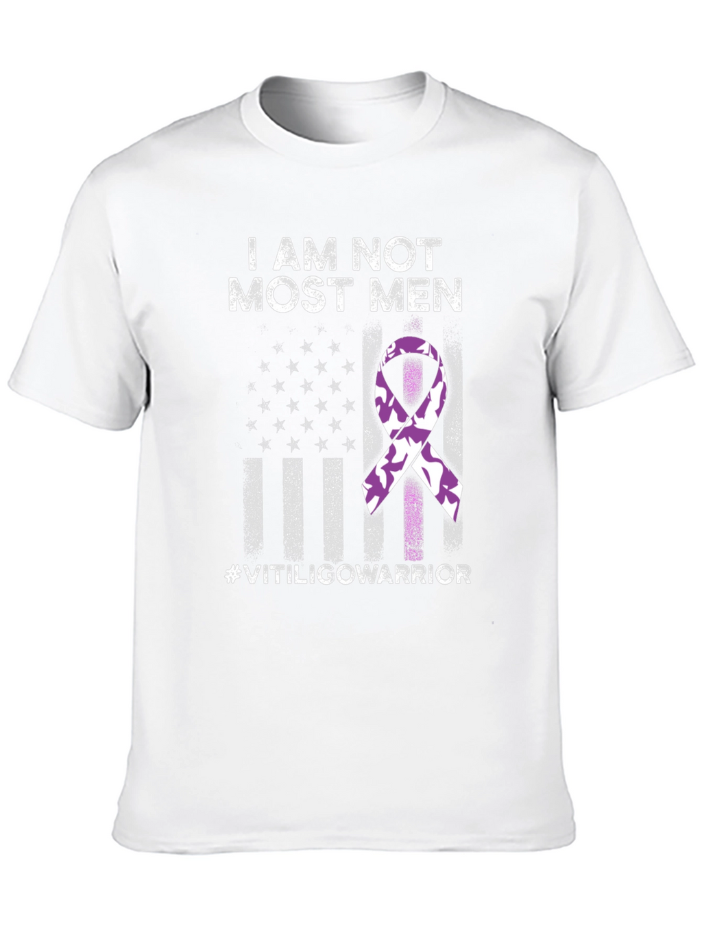 I Am Not Most Men Vitiligo Warrior T-Shirt