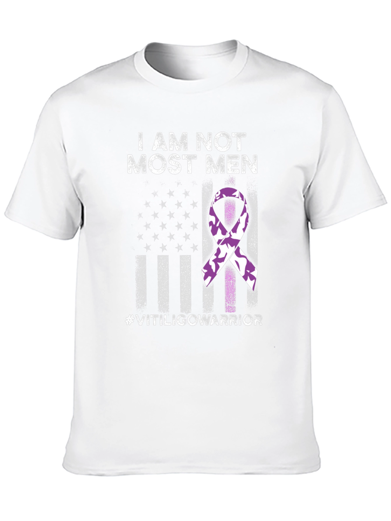 I Am Not Most Men Vitiligo Warrior T-Shirt