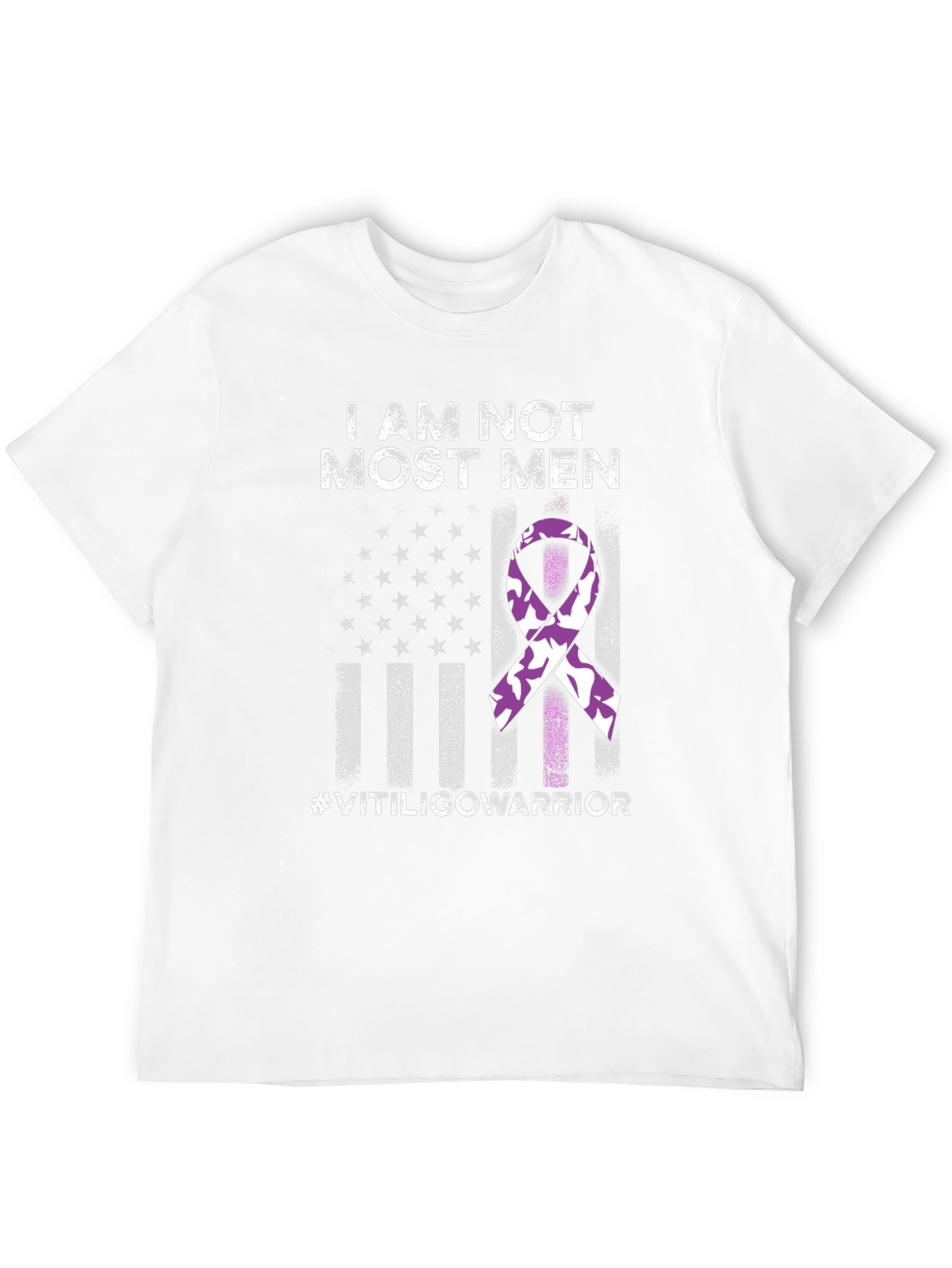 I Am Not Most Men Vitiligo Warrior T-Shirt